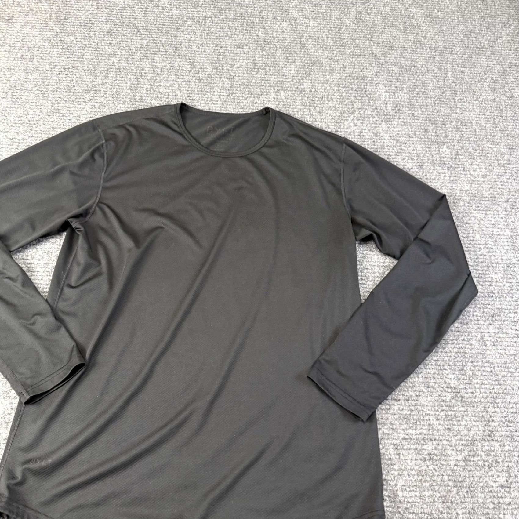 Vintage BYLT Shirt Mens Medium Black Long Sleeve Performance Athletic Curved Hem Tee Top Size US M / EU 48-50 / 2 - 2 Thumbnail