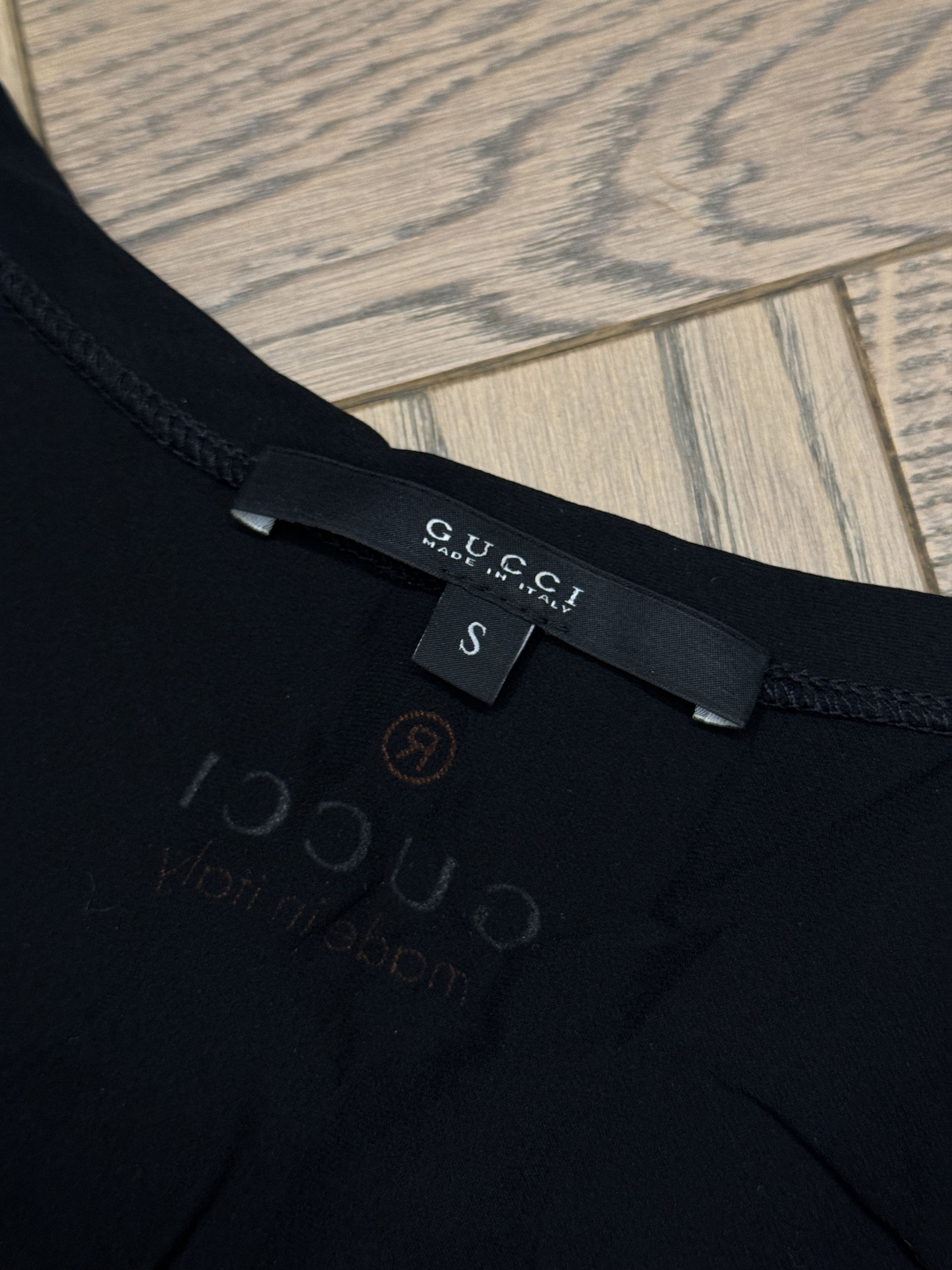 Gucci Gucci short sleeve silk-insert graphic tee Size S / US 4 / IT 40 - 5 Thumbnail