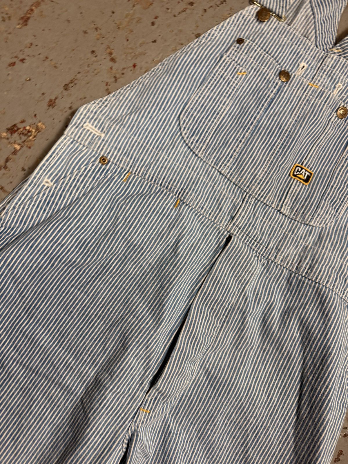 Caterpillar Cat Pinstripe Overalls Size US 38 / EU 54 - 4 Thumbnail