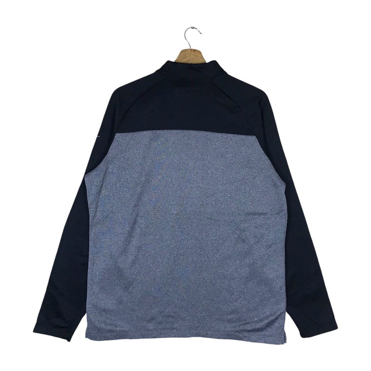 Nike Nike Two Tone Quarter Zip Pullover Jumper Sweatshirt Size US L / EU 52-54 / 3 - 6 Thumbnail