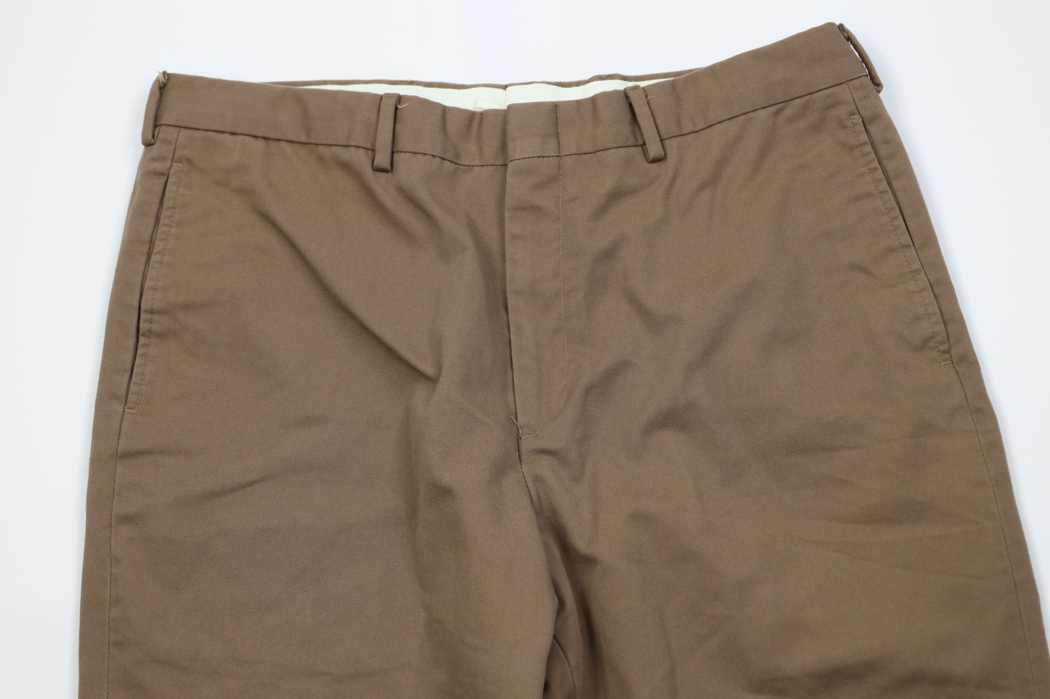 L.L. Bean Vintage 90s LL Bean Heavyweight Wide Leg Chino Pants Brown Size US 36 / EU 52 - 2 Thumbnail
