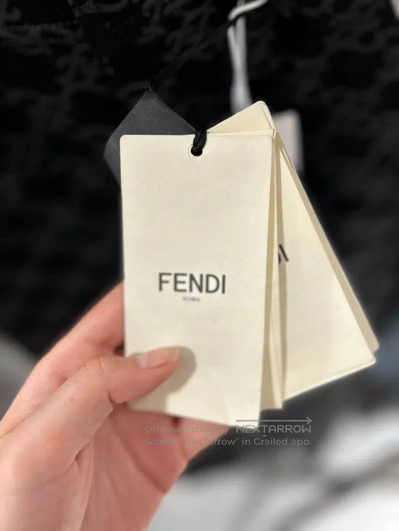 Fendi Fendi Wool Mohair and Fox Fur Knit Dress Size 42" / US 20 - 4 Thumbnail