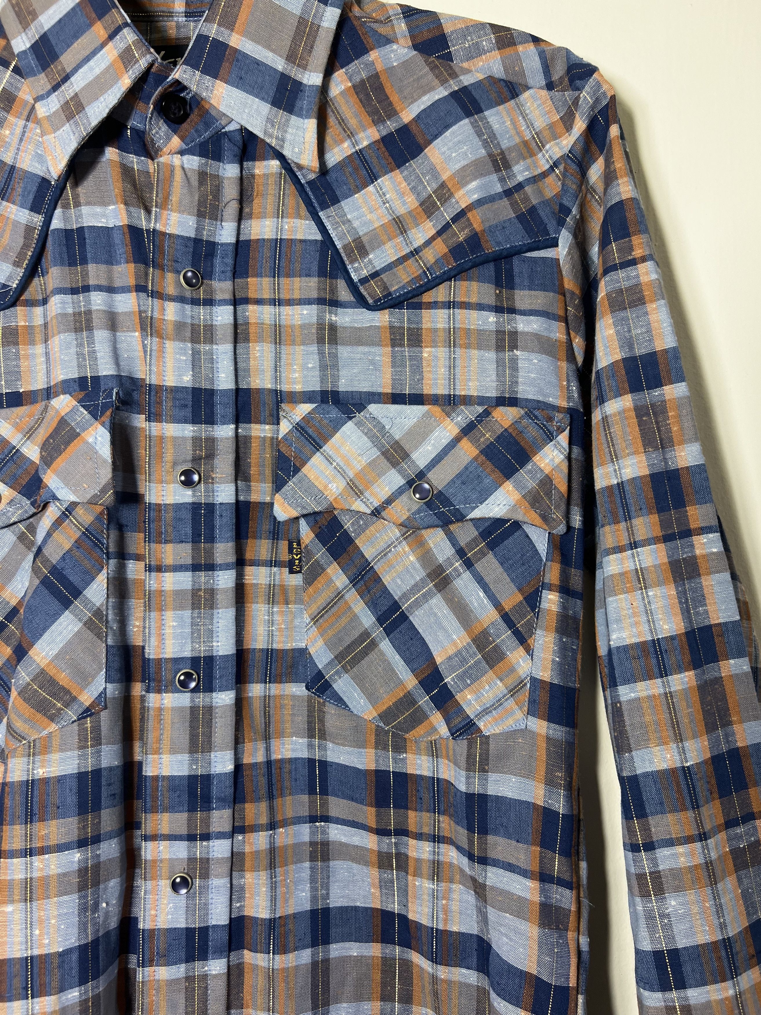 Levi's Vintage Clothing Vintage Levi’s Long Sleeve Pearl Snap Long Sleeve Shirt Size US S / EU 44-46 / 1 - 2 Thumbnail