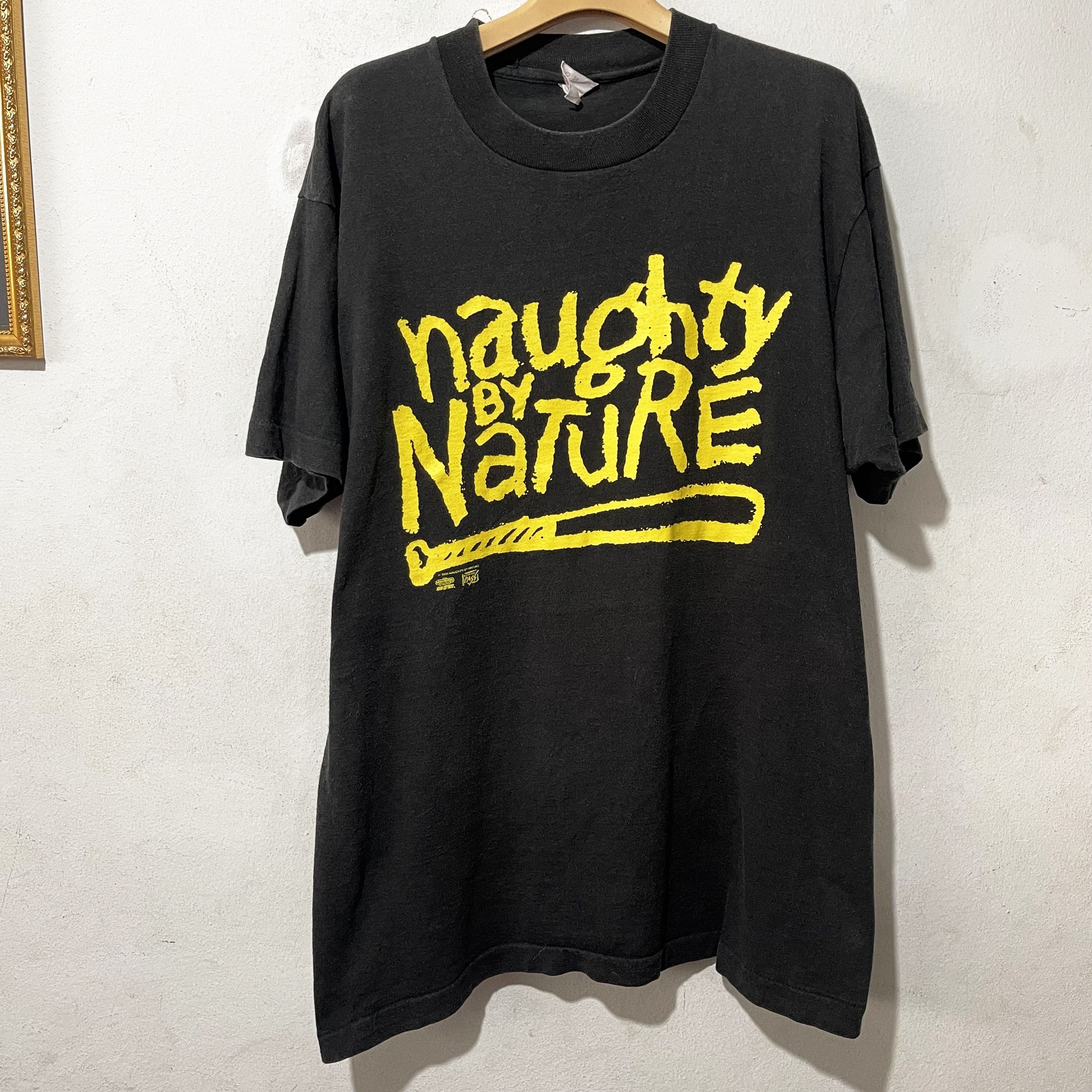 Band Tees × Rap Tees × Vintage Vintage 1991 Naughty By Nature Shirt Size US L / EU 52-54 / 3 - 1 Thumbnail