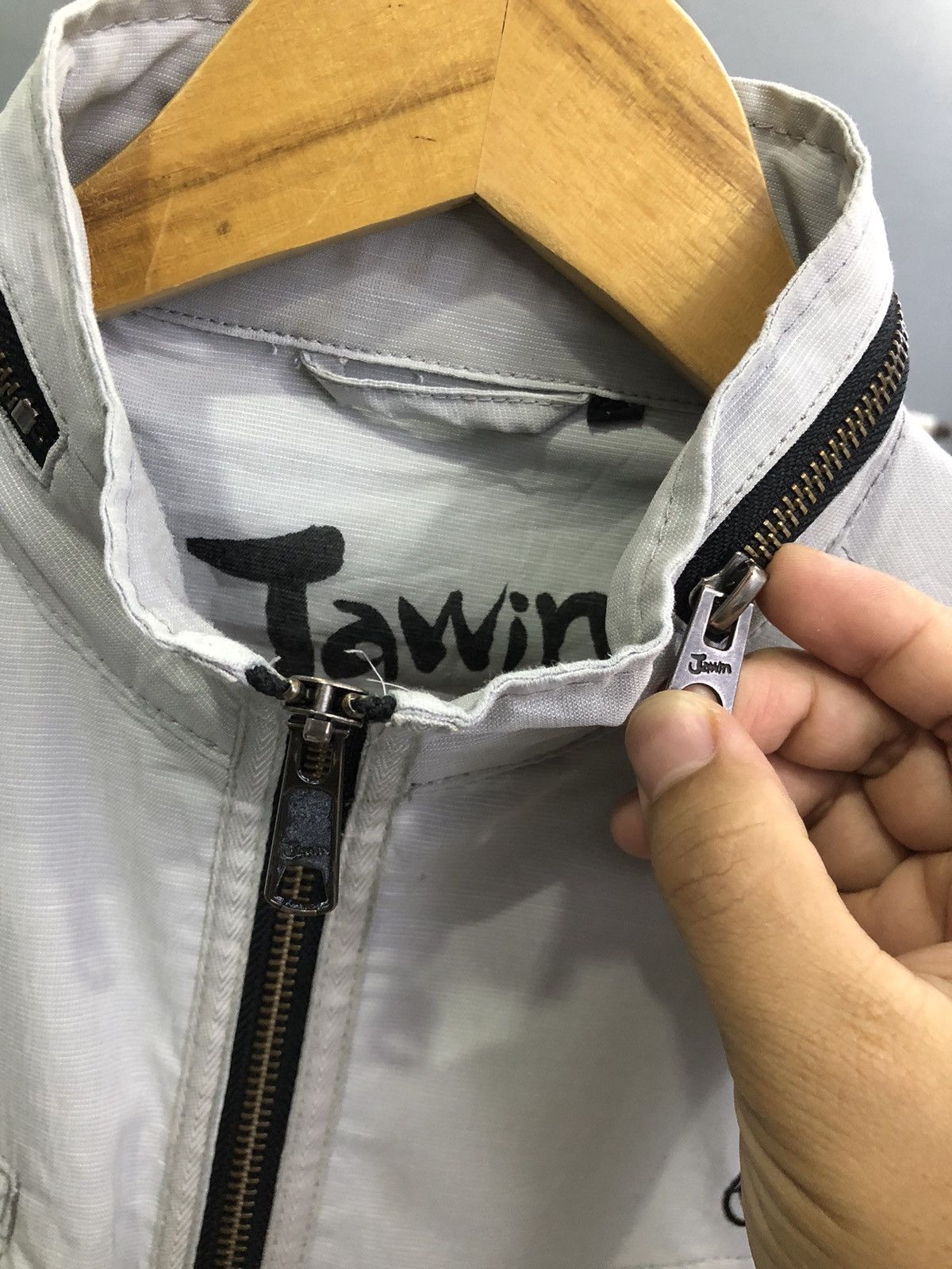 Japanese Brand Jawin Stretch Slim Workwear Jacket Size US M / EU 48-50 / 2 - 13 Thumbnail