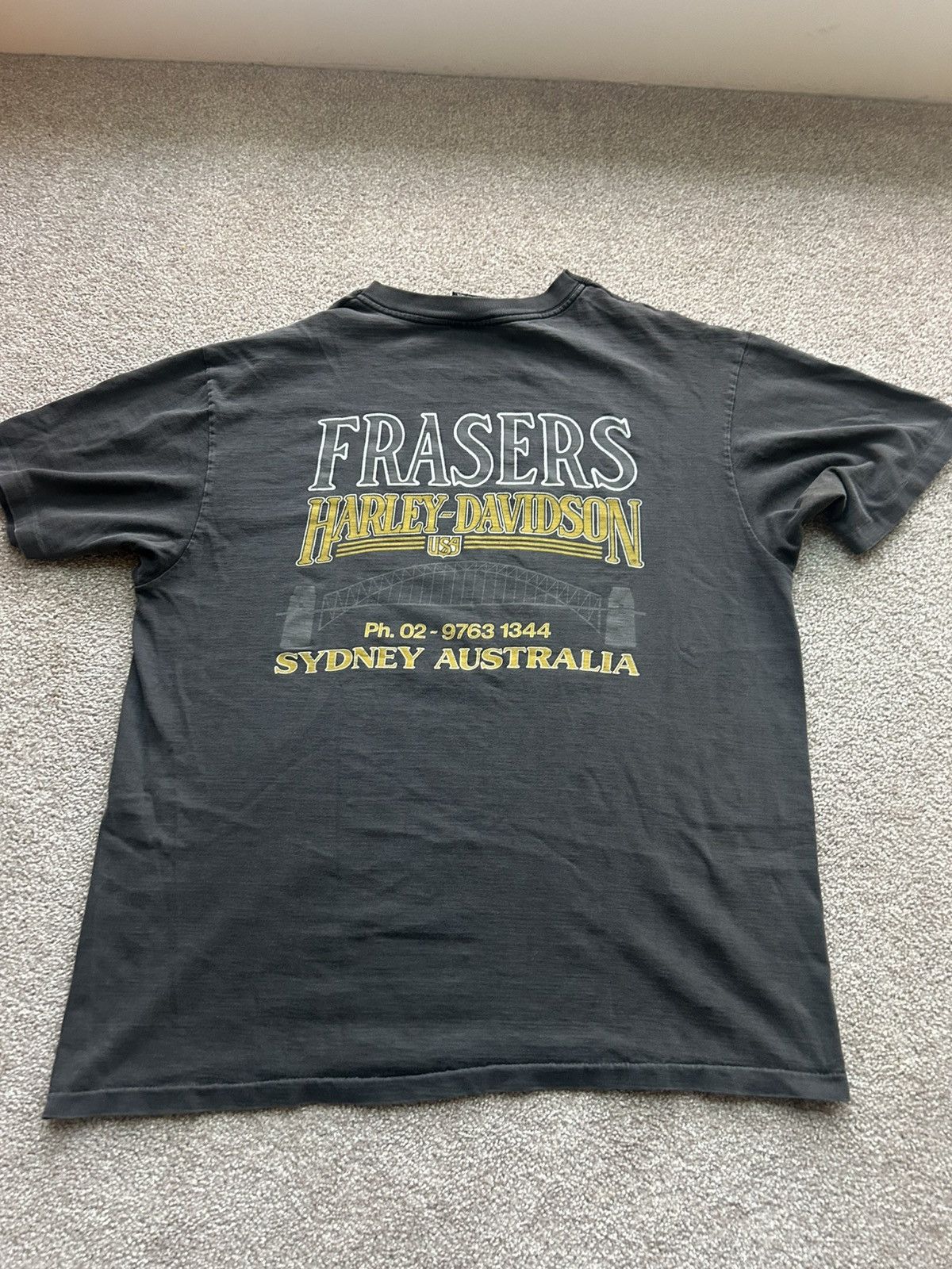 Harley Davidson Faded 1996 harley davidson tee Size US XXL / EU 58 / 5 - 2 Thumbnail