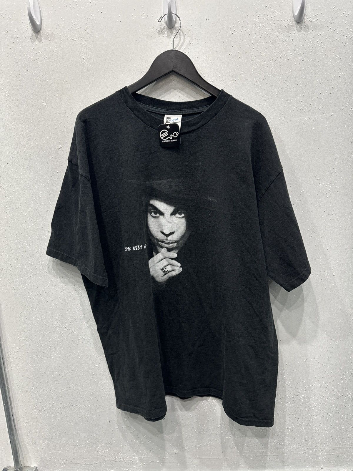 Image of Vintage Prince T Shirt in Black, Men's (Size 2XL)