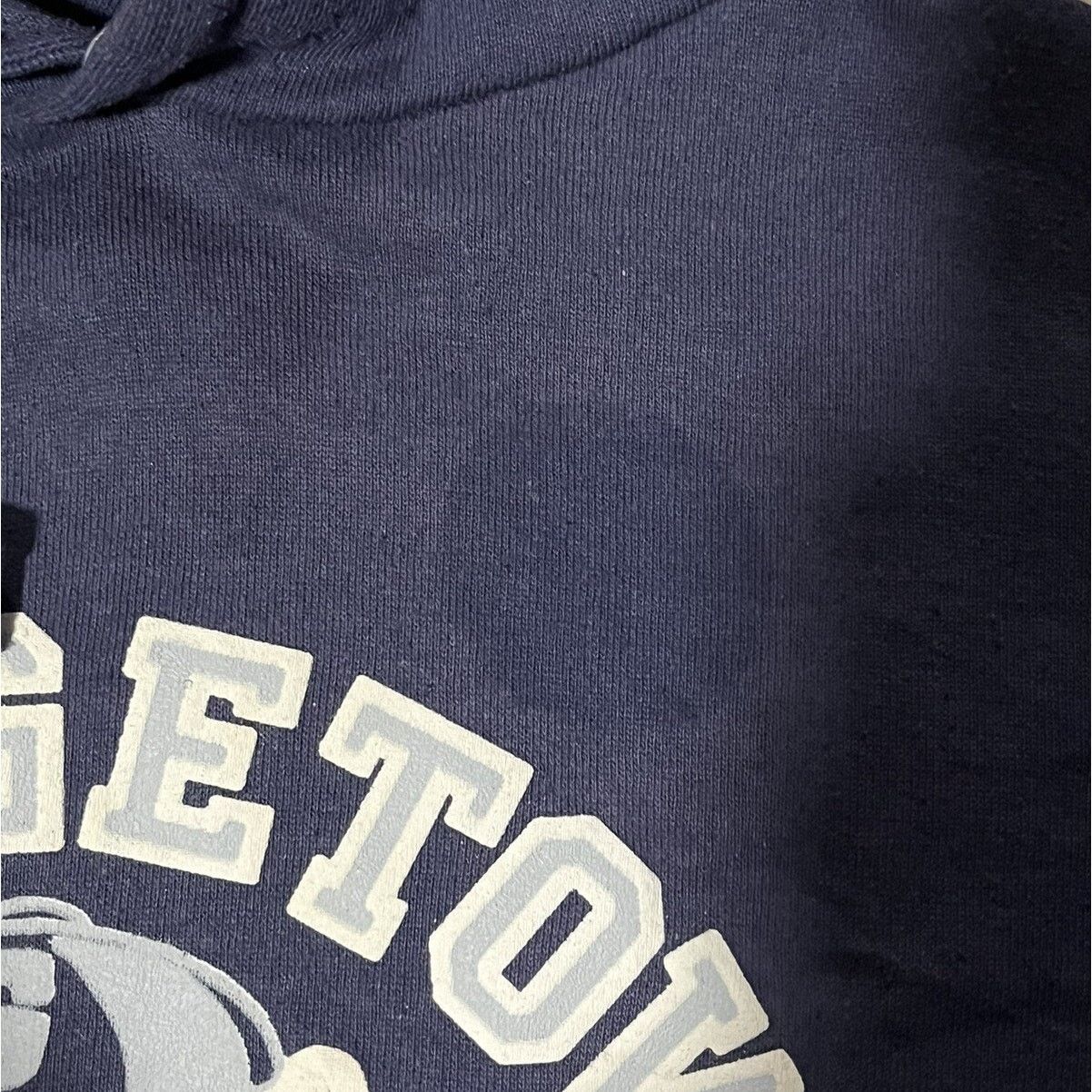 Jerzees 90s Georgetown Hoyas Bulldog Faded XL Jerzees Puff Print Size US XL / EU 56 / 4 - 2 Thumbnail