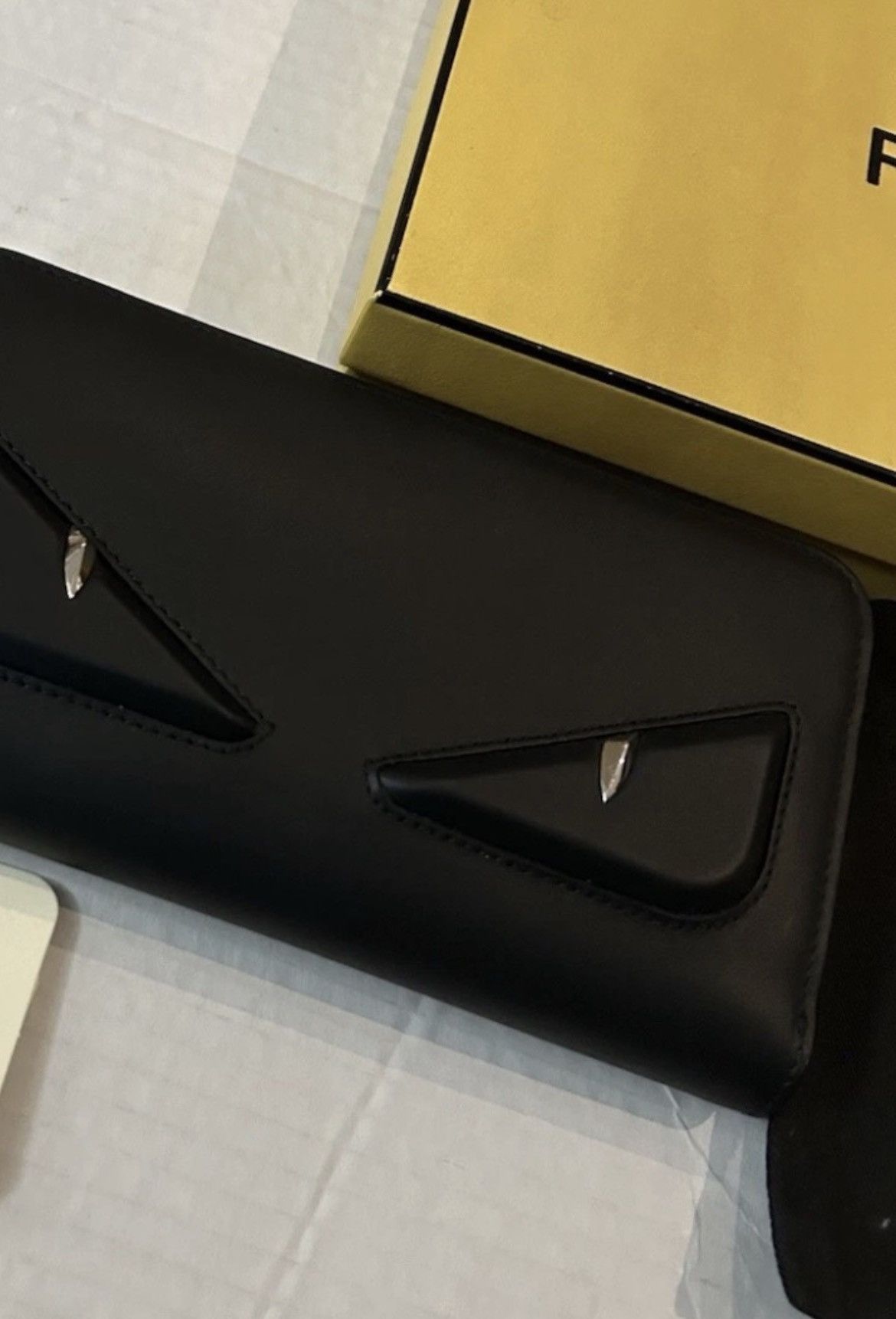 Fendi FENDI Monster Bug Eyes Leather Long Round Wallet Authentic Size ONE SIZE - 4 Thumbnail