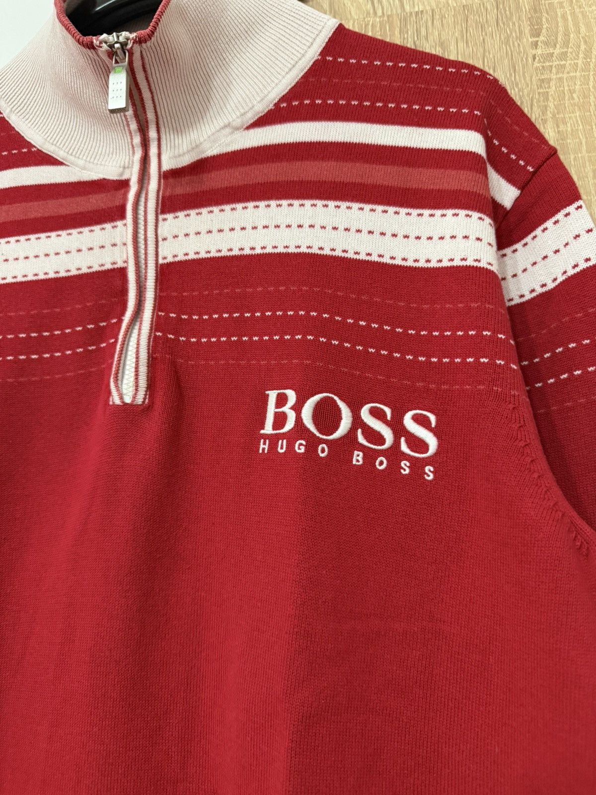 Hugo Boss Hugo Boss Quarter Zip Size US M / EU 48-50 / 2 - 2 Thumbnail