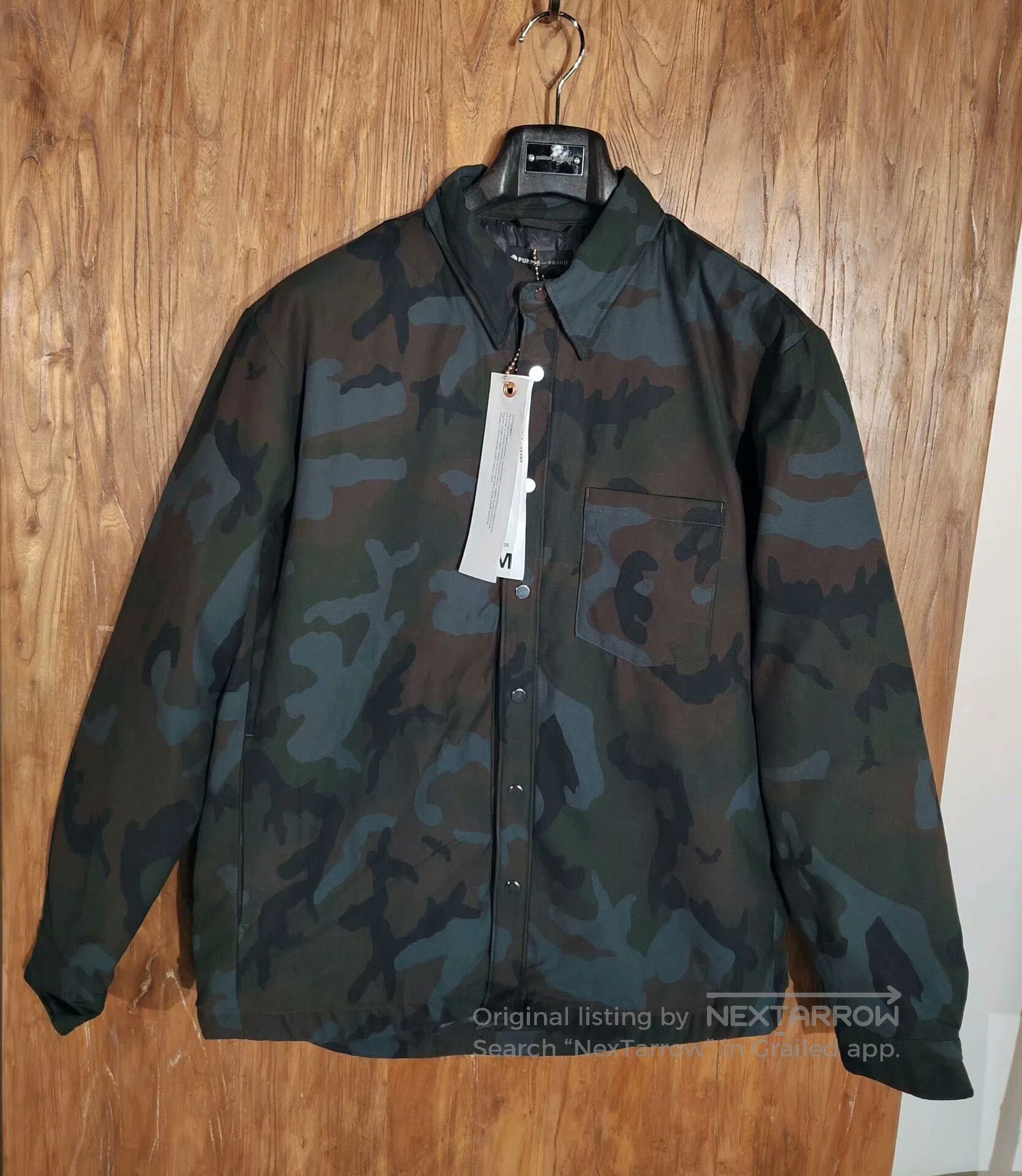 Purple Brand Purple Brand Camouflage Down Jacket. Size US M / EU 48-50 / 2 - 1 Thumbnail