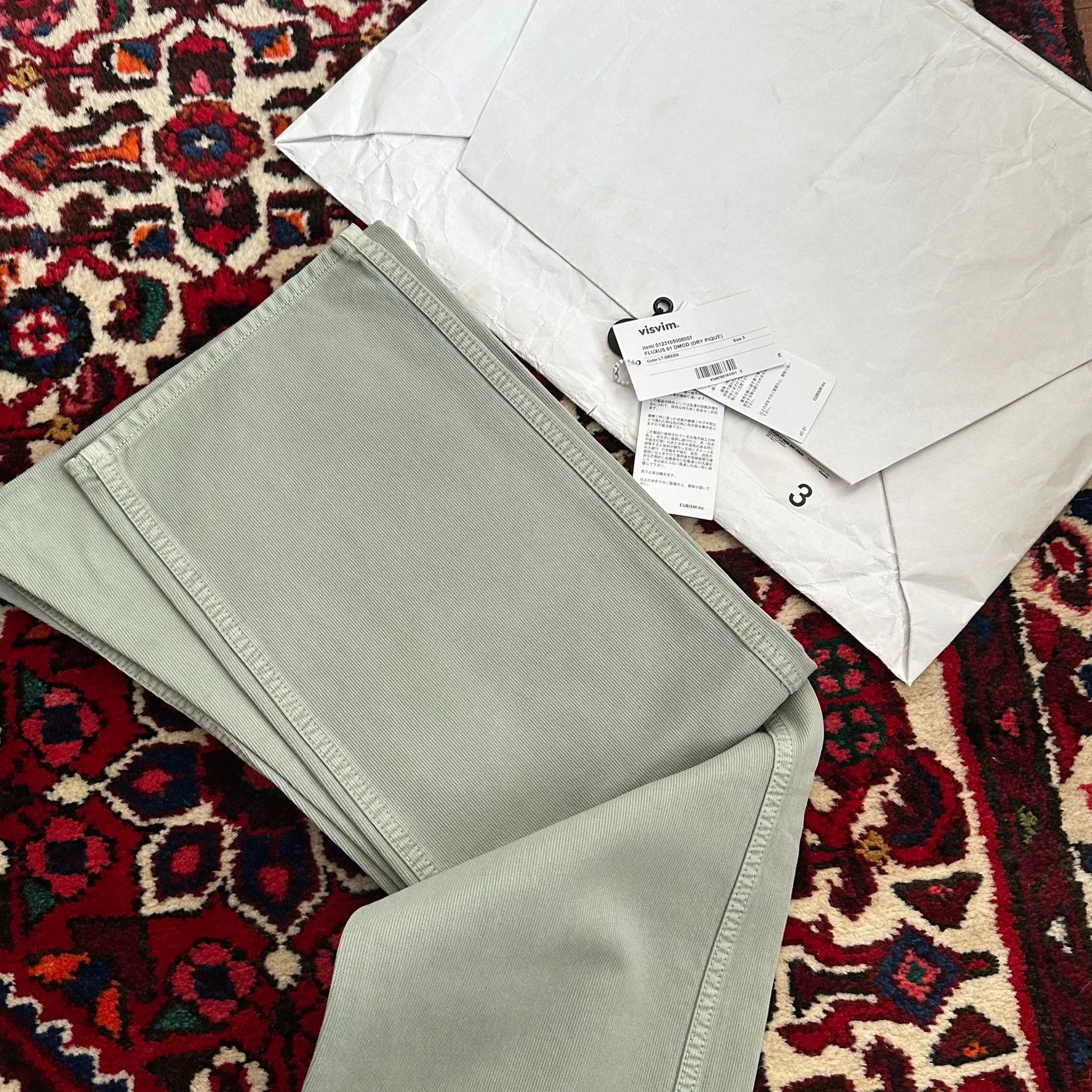 Visvim VISVIM 23SS FLUXUS 01 DMGD Size 3 DRY PIQUE pants Size US 34 / EU 50 - 6 Thumbnail