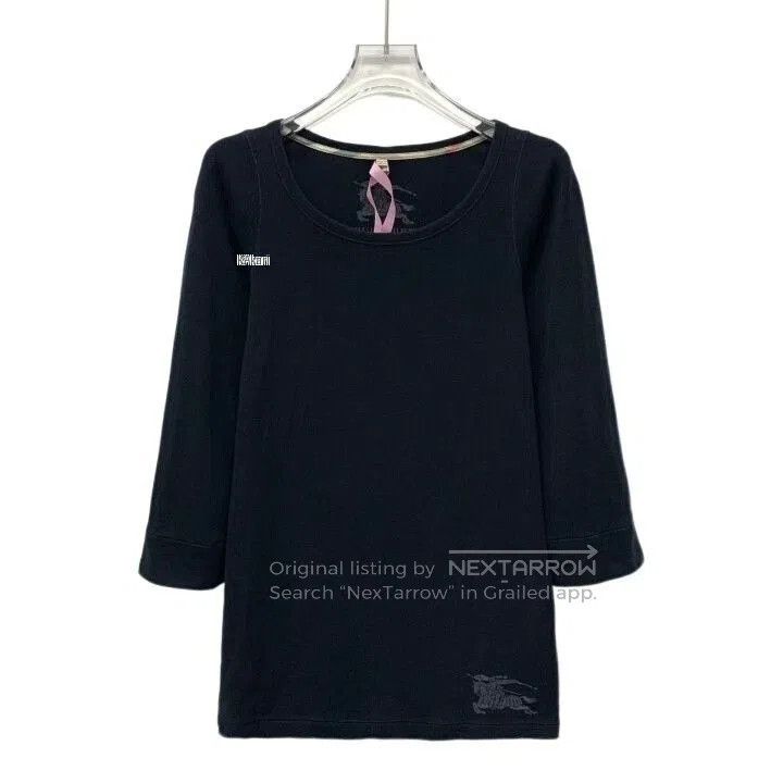 Burberry Burberry Black Knight Embroidery Cotton T. Size US S / EU 44-46 / 1 - 1 Thumbnail
