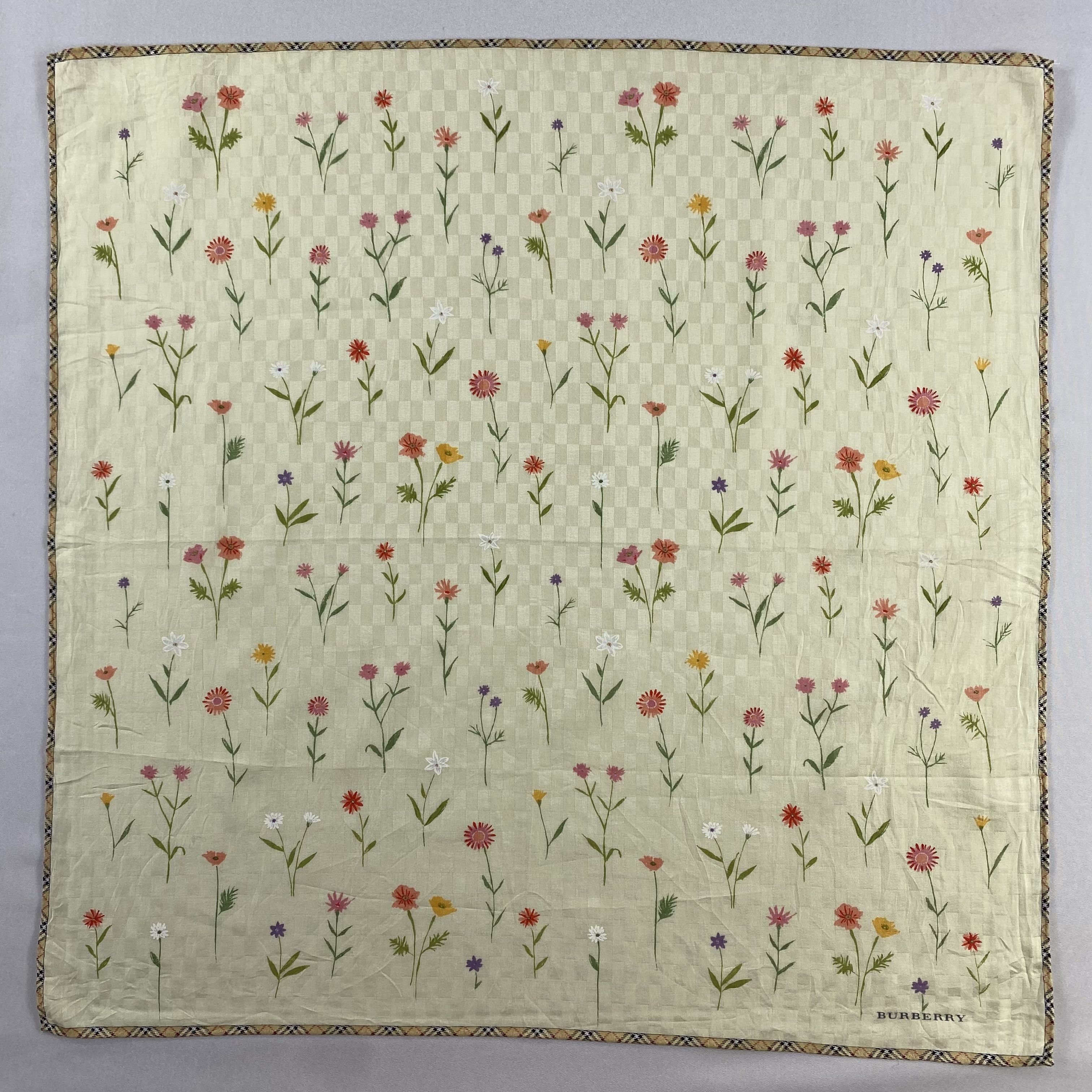 Burberry × Vintage Burberry Handkerchief / Neckerchief / Bandana-P1632 Size ONE SIZE - 1 Thumbnail