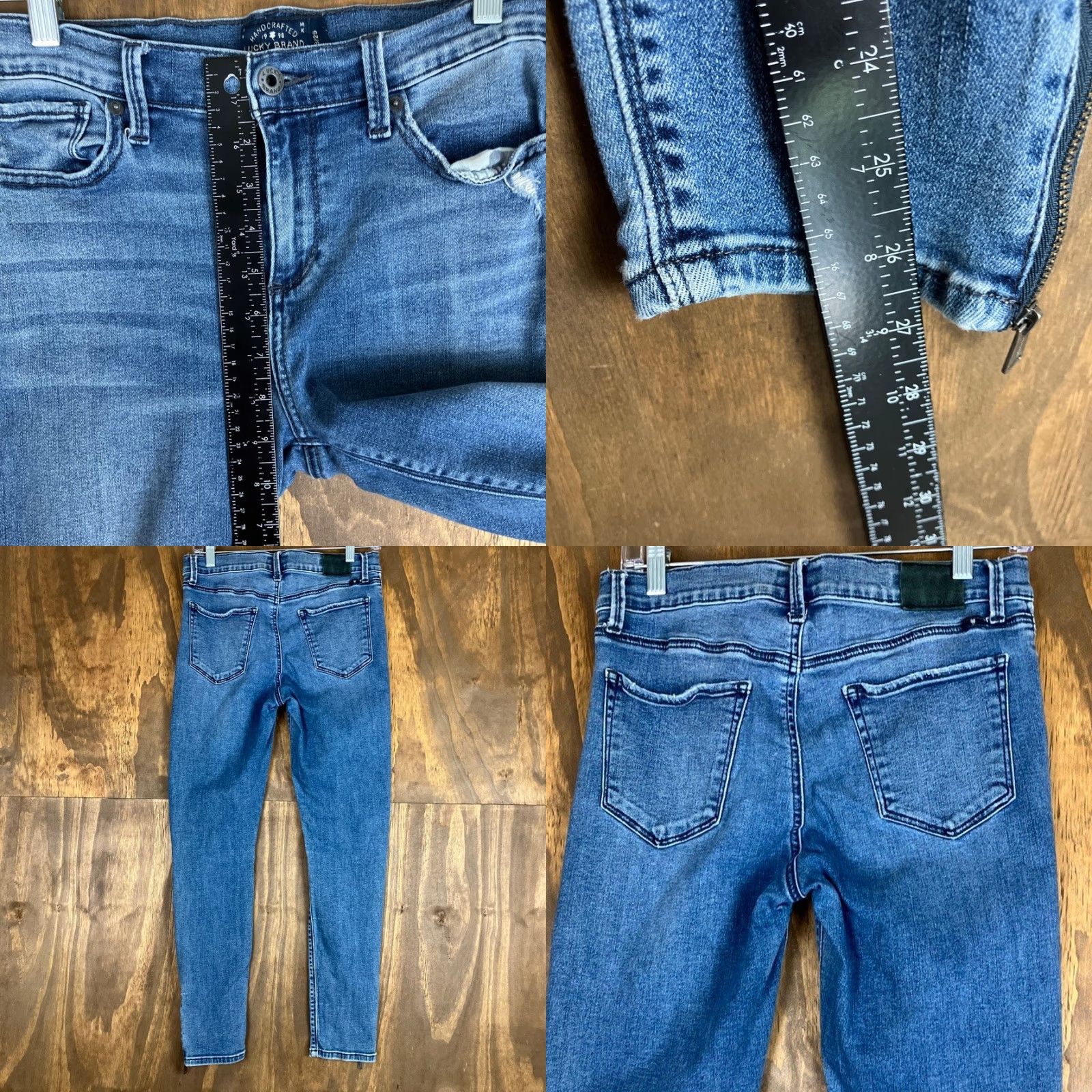Lucky Brand Lucky Brand Womens Jeans Blue Denim Mid Rise Brooke Legging Stretch 8/29 Size 30" / US 8 / IT 44 - 8 Thumbnail