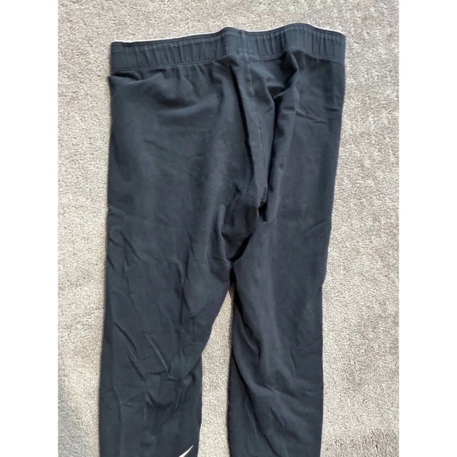 Nike Nike Leggings Women's Mid-Rise Essential Swoosh Black M Size 32" / US 10 / IT 46 - 4 Thumbnail