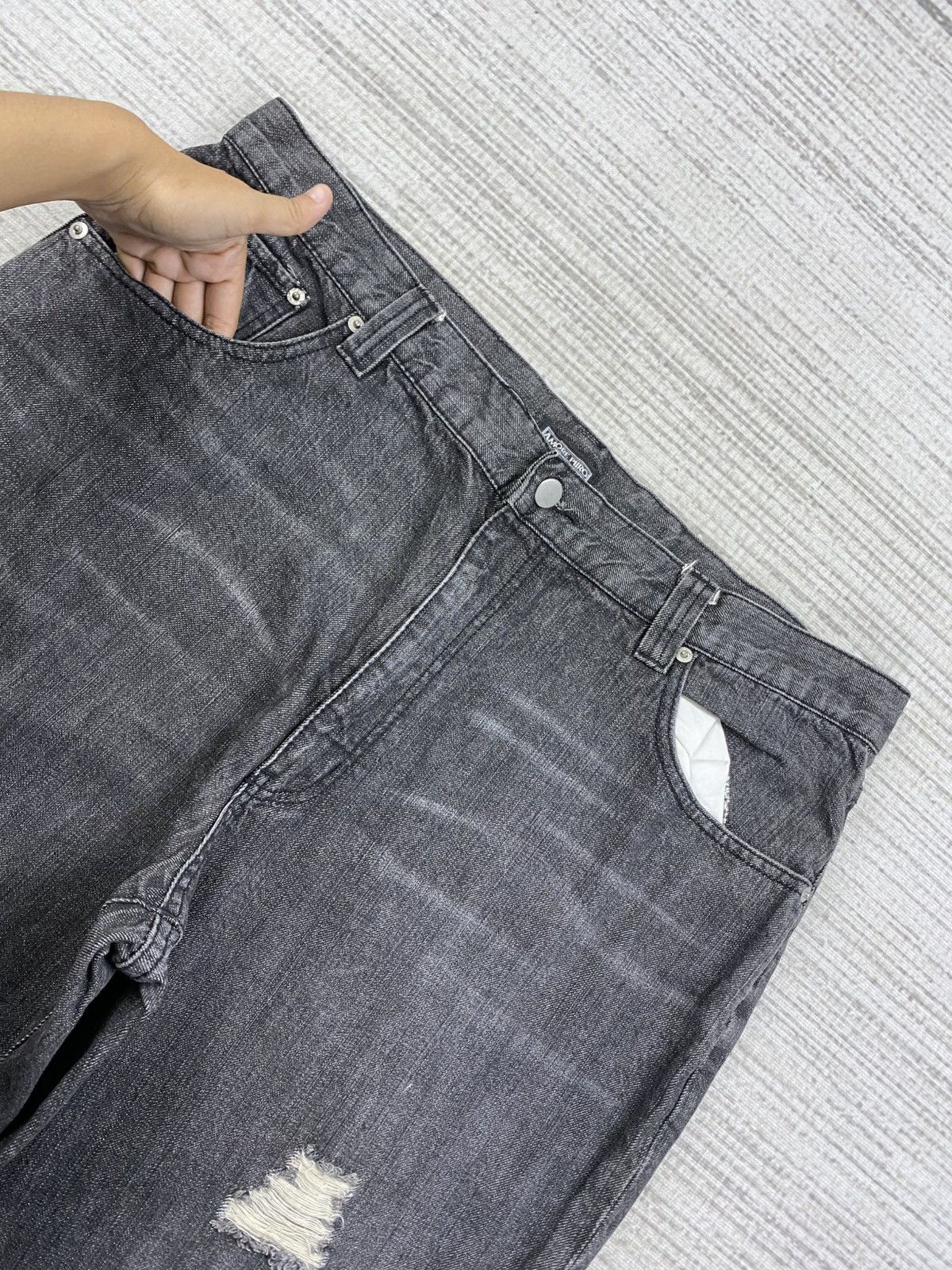 If Six Was Nine × Japanese Brand × Vintage Vintage Amore Puro Double Waist Pocket Pants Size US 38 / EU 54 - 10 Thumbnail