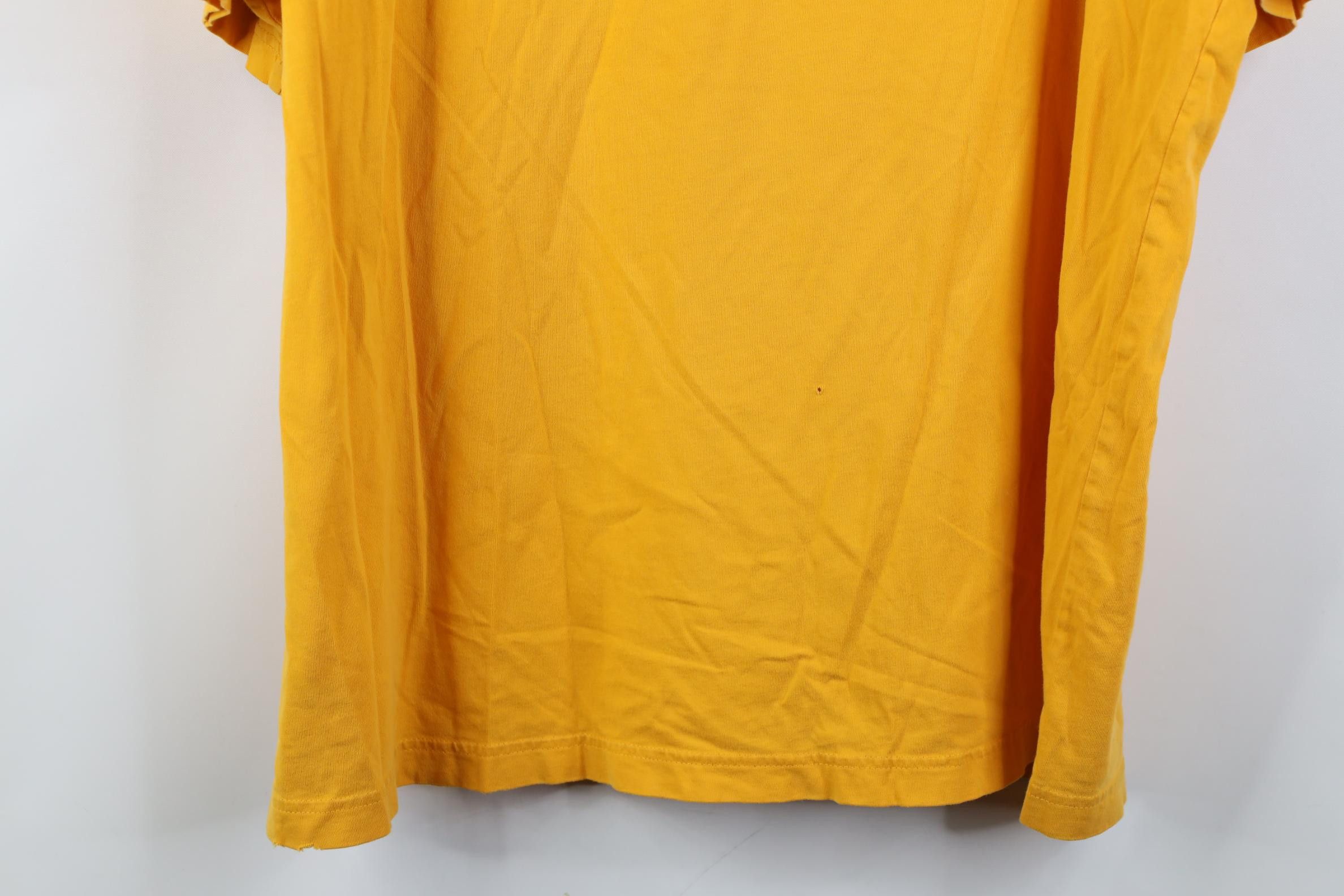Lands' End Vintage Y2K Lands End Short Sleeve T-Shirt Yellow Cotton Size US L / EU 52-54 / 3 - 17 Thumbnail