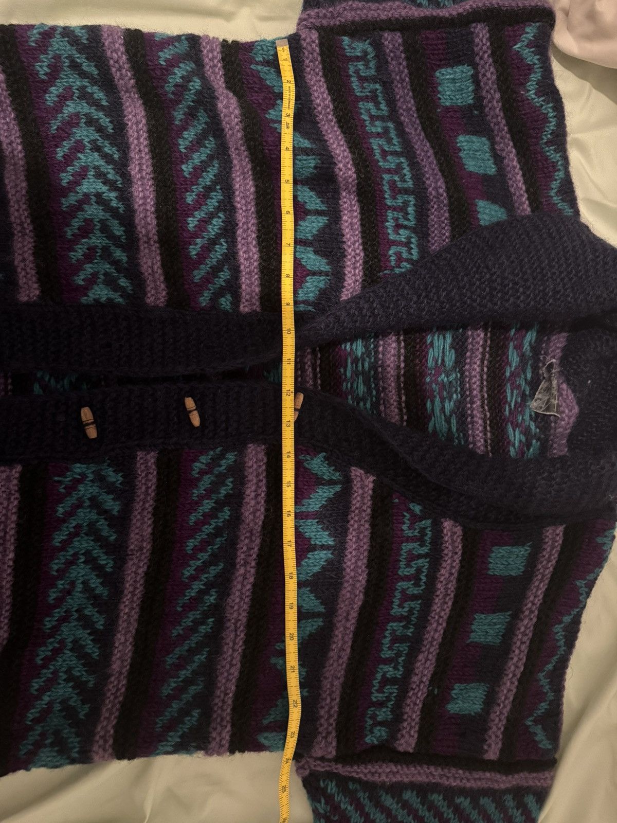 Other Vintage Handmade 100% Wool Sweater – Size L Size US L / EU 52-54 / 3 - 3 Thumbnail