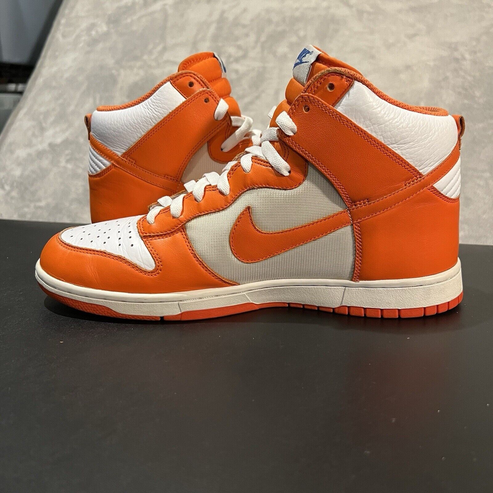 Nike Nike Dunk High Men's 11 Syracuse Orange 317982-181 2009 Size US 11 / EU 44 - 6 Thumbnail