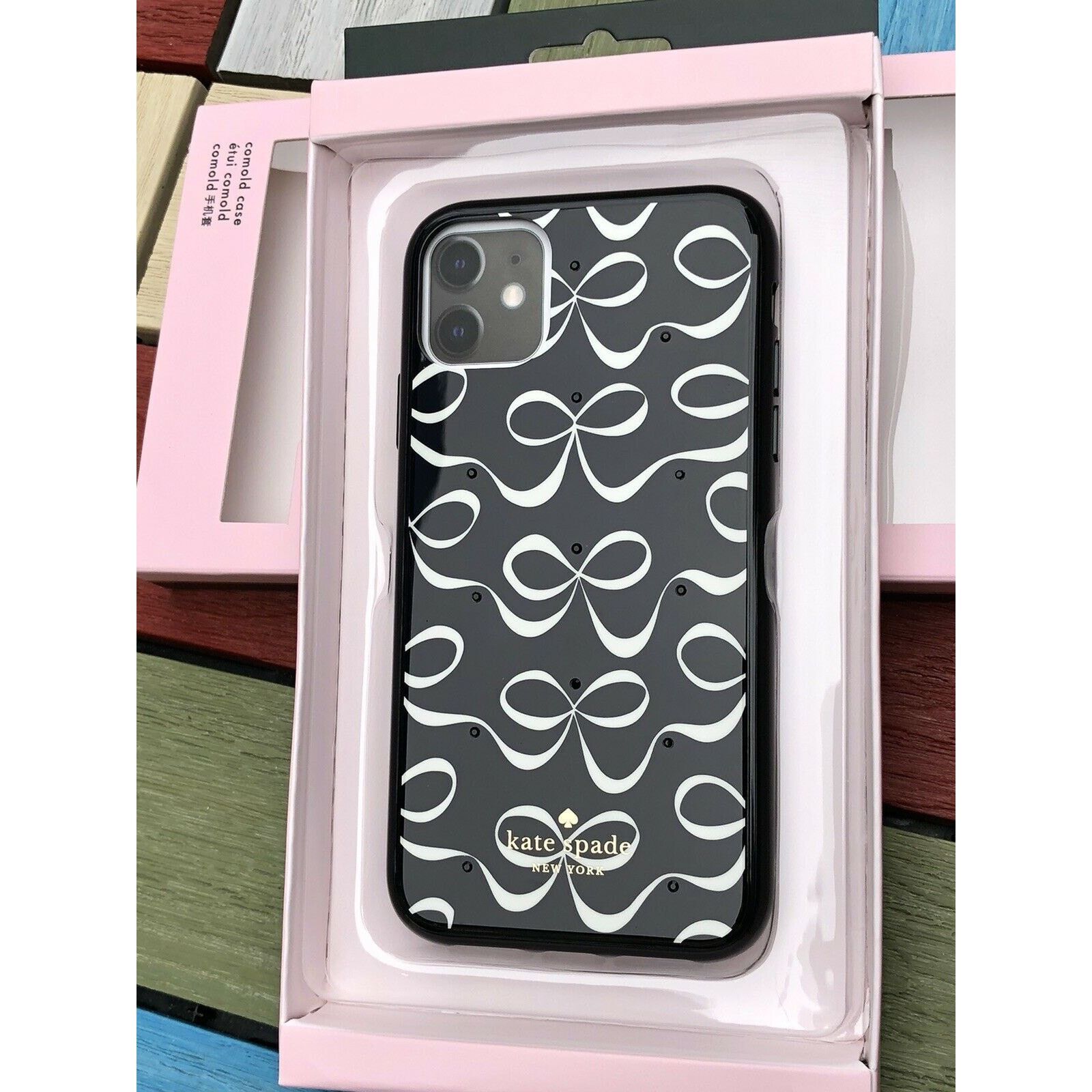 Kate Spade Kate Spade Bow Jeweled Black Multi iPhone 11 Pro Case new Size ONE SIZE - 2 Thumbnail