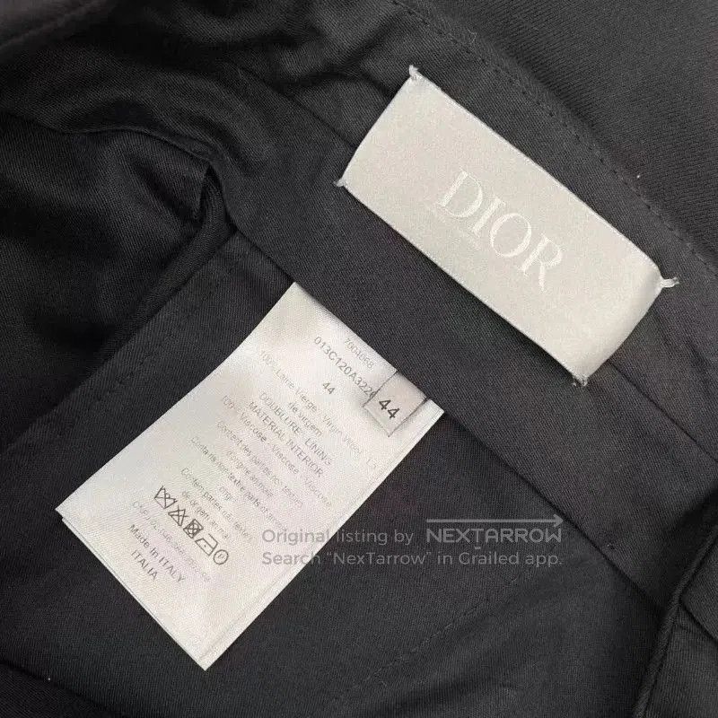 Dior Dior Wool Black Suit Pants 44. Size US 44 / EU 60 - 4 Thumbnail
