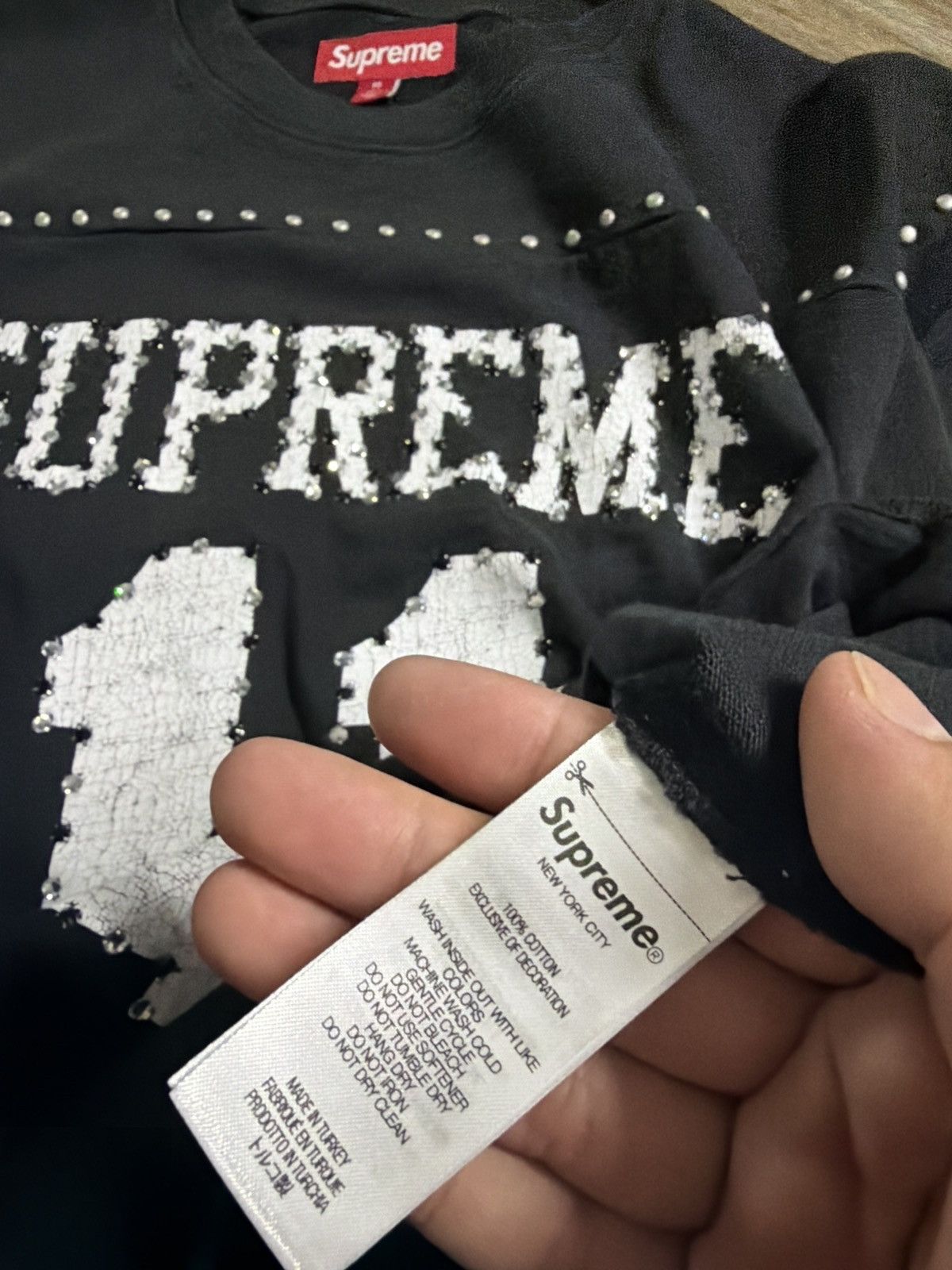 Supreme Supreme ss26 football studded top Size US M / EU 48-50 / 2 - 5 Thumbnail
