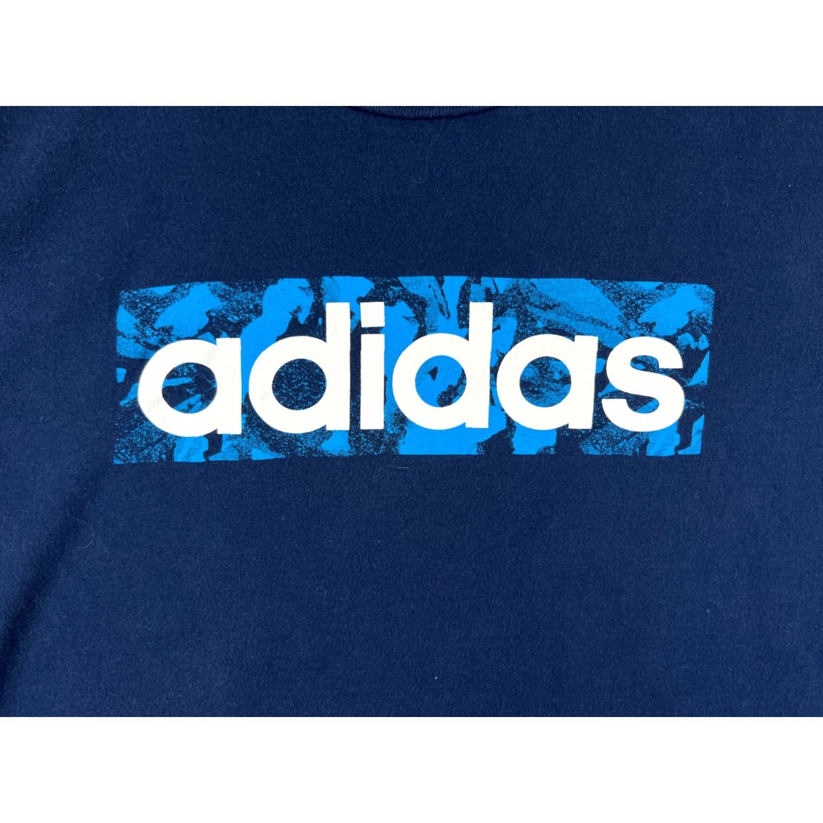 Adidas ADIDAS Shirt Men XL Blue Short Sleeve Crew Neck Logo Cotton Jersey Athletic Top - Sports Apparel, 3-4 Season Comfort Size US XL / EU 56 / 4 - 3 Thumbnail