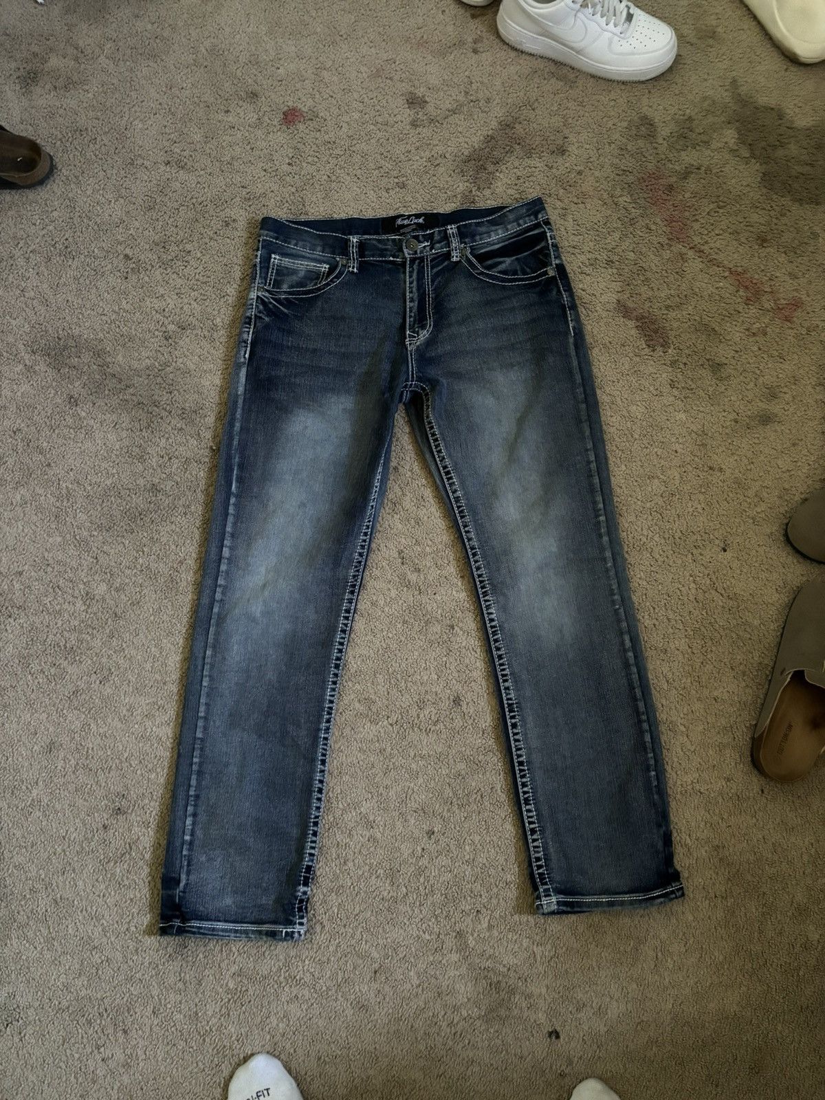 Other True Luck Men’s Jeans 34x30 Size US 34 / EU 50 - 1 Thumbnail