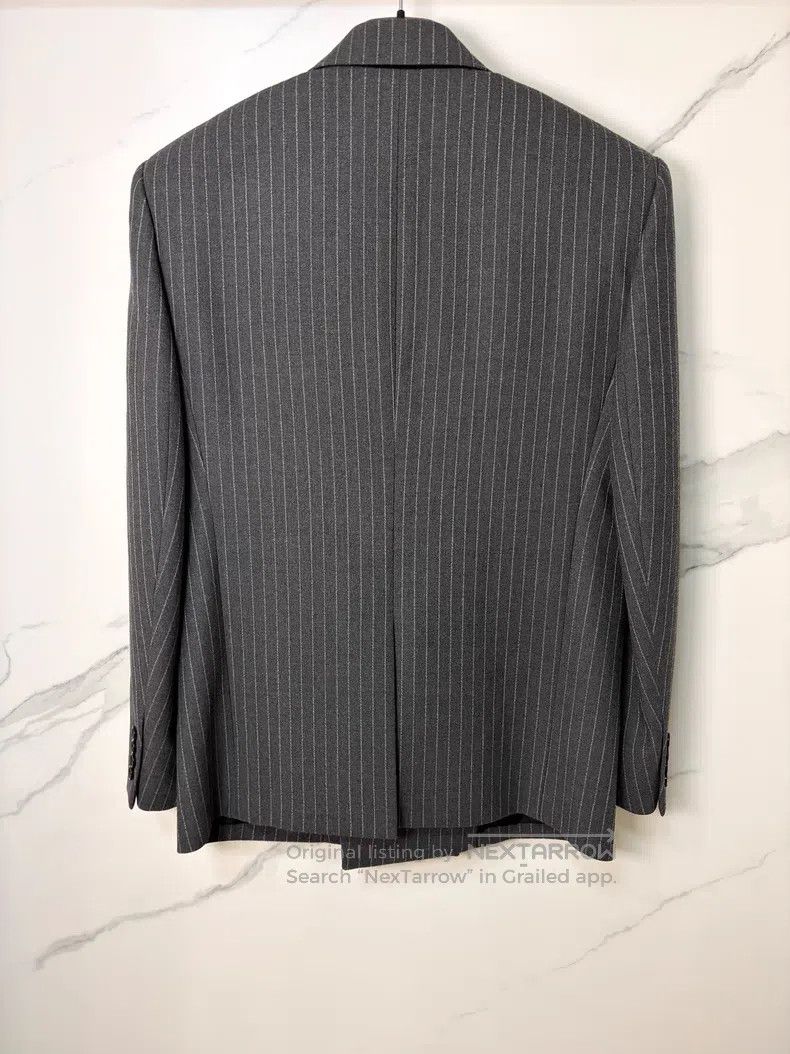 Saint Laurent Paris Saint Laurent Paris Wide Shoulder Wool Double-Breasted Sui Size US M / EU 48-50 / 2 - 2 Thumbnail