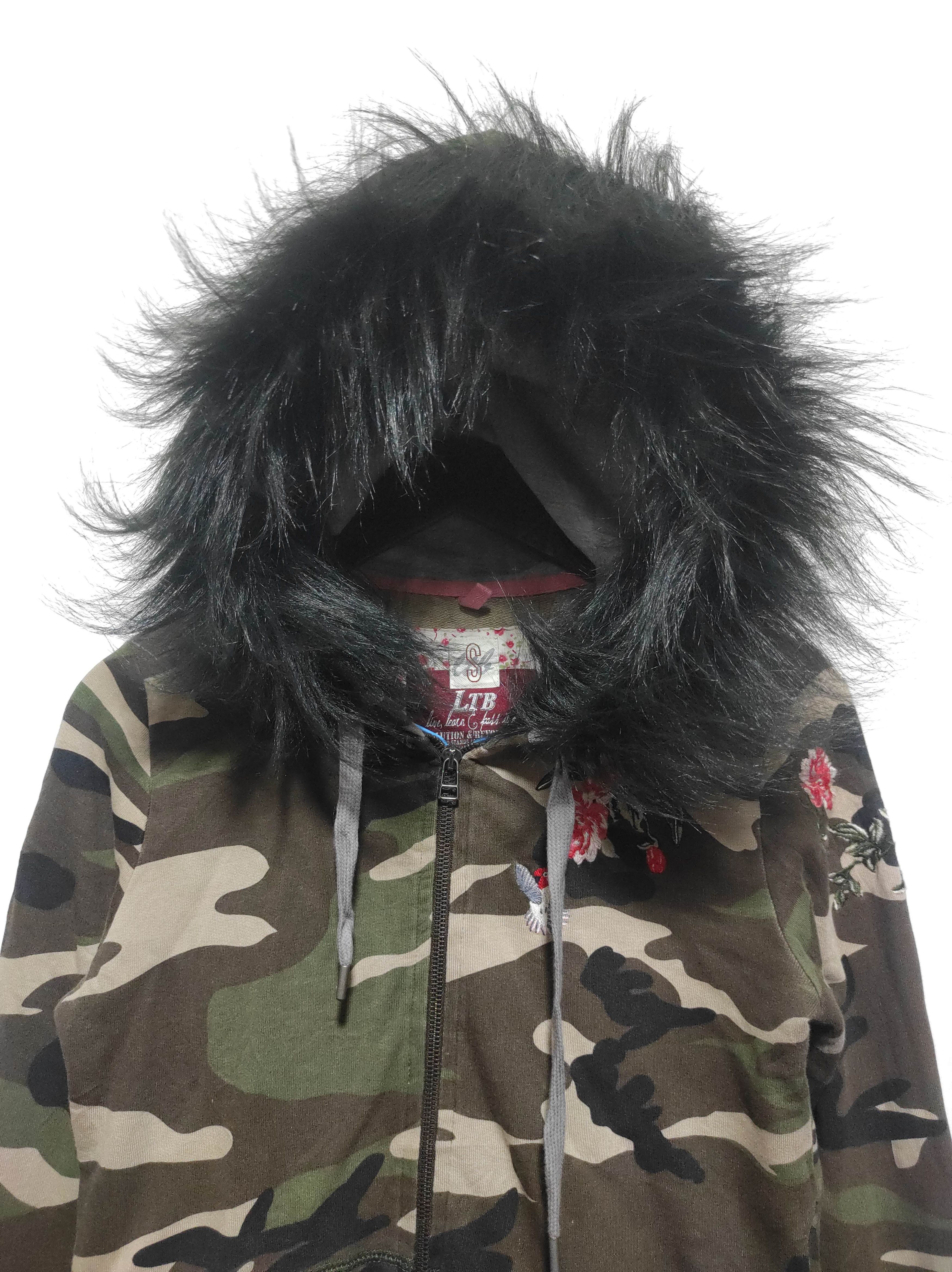 If Six Was Nine LTB Camo Embroidery Zip Fur Hoodie IfSixWasNine LGB style Size US S / EU 44-46 / 1 - 4 Thumbnail