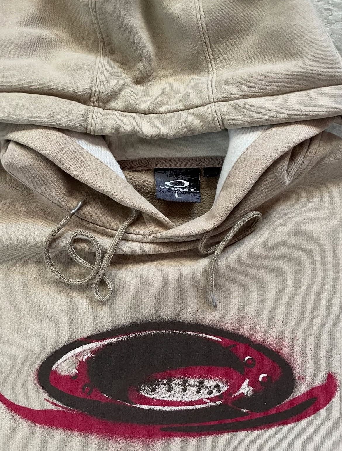 Oakley 00s Oakley Big Logo hoodie Size US L / EU 52-54 / 3 - 3 Thumbnail