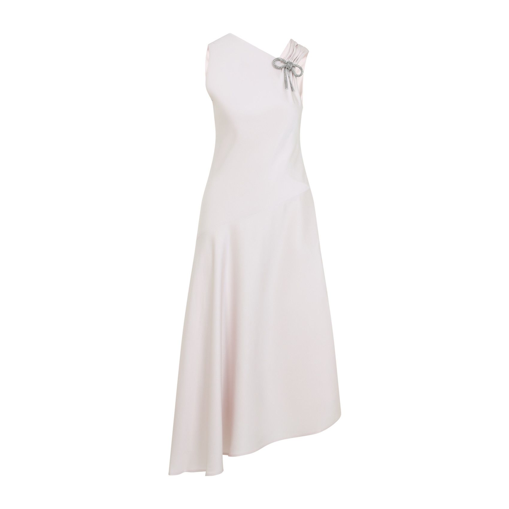 Jil Sander Asymmetric Dress With Diagonal Cut