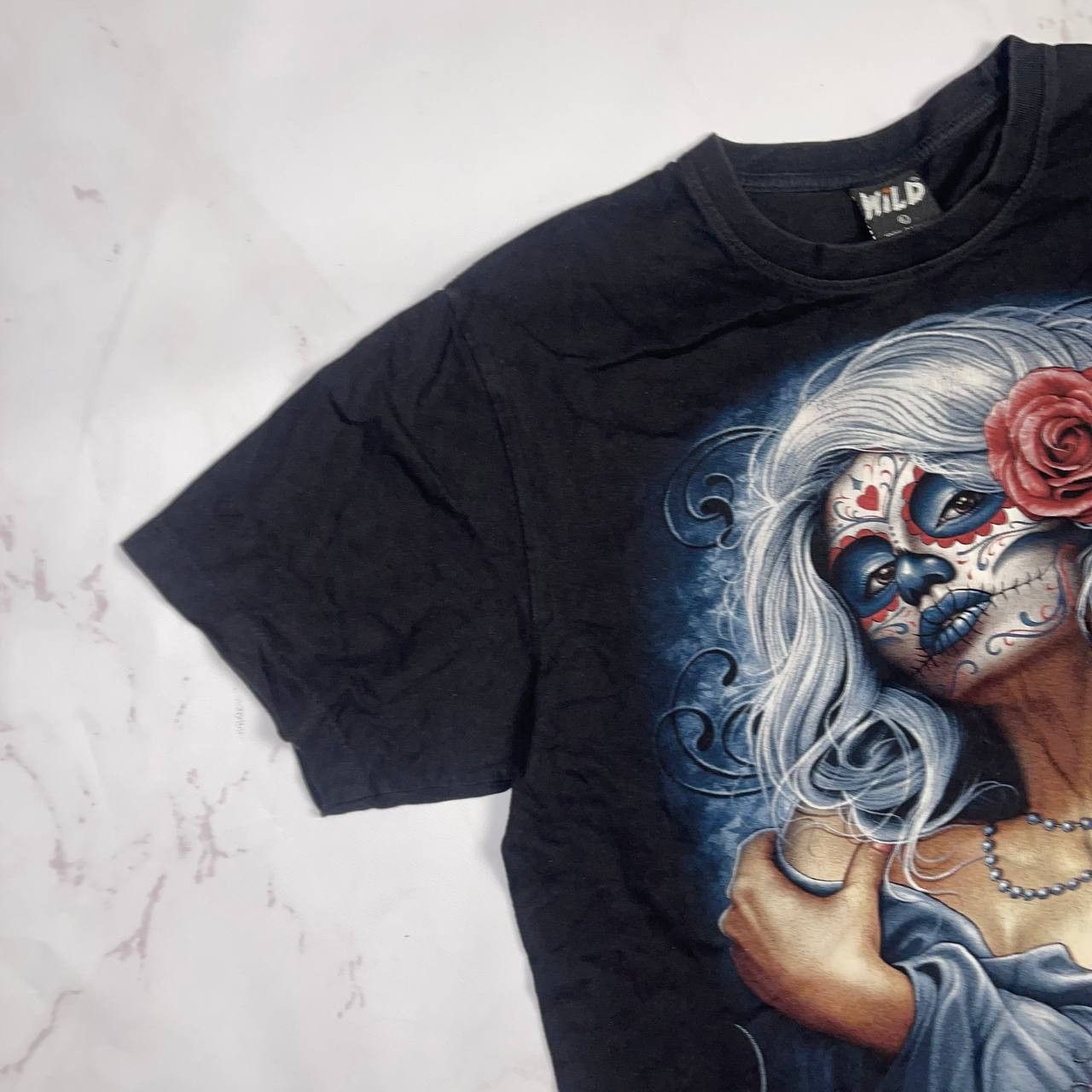 Vintage Streetwear × Vintage Wild Skulls Vintage T-Shirt L Size Size US L / EU 52-54 / 3 - 5 Thumbnail