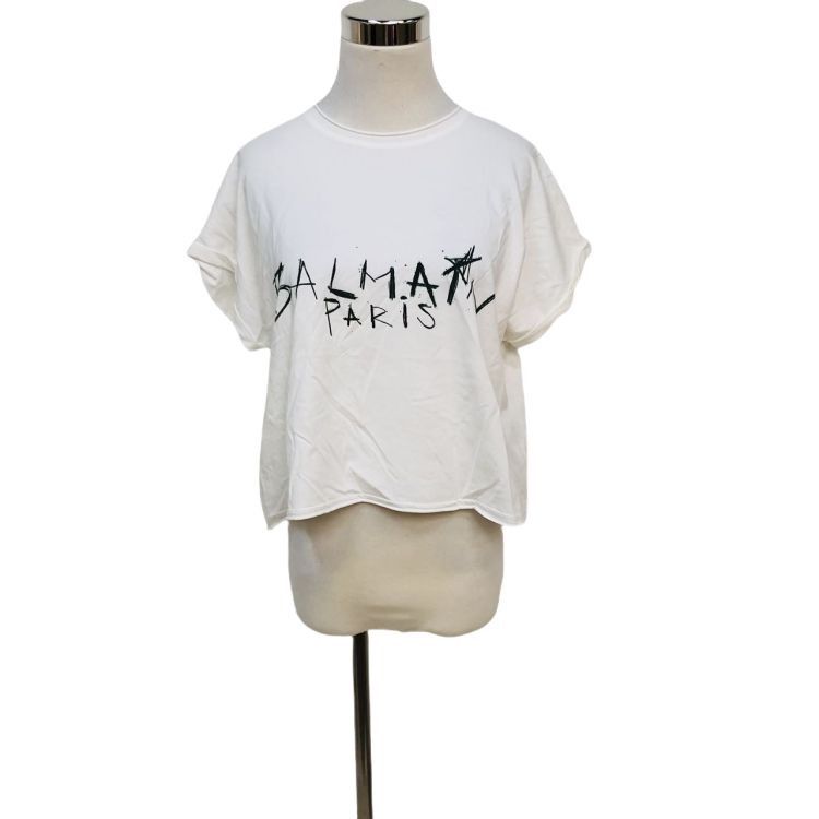 Balmain Balmain Sketch Logo Short Sleeve T-Shirt Size S Size S / US 4 / IT 40 - 1 Thumbnail