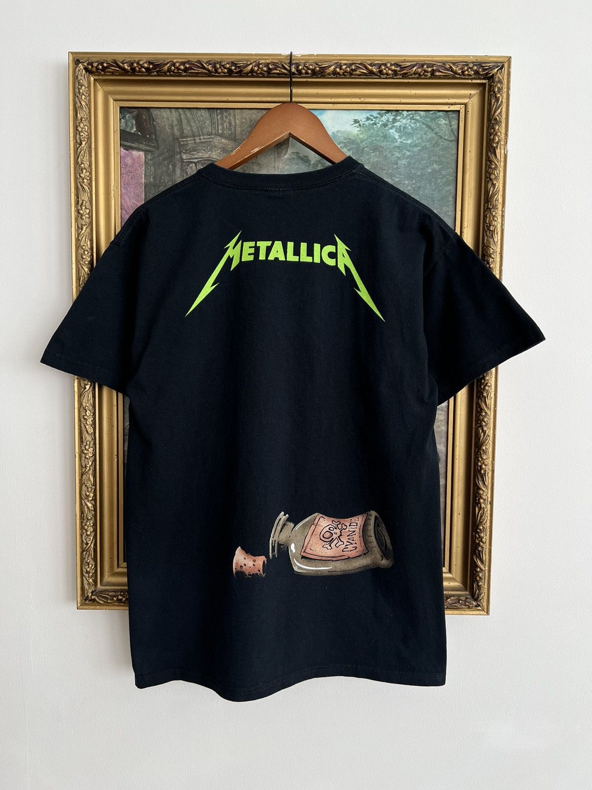 Band Tees Vintage 2000s Metallica Rock Band Black T-shirt Size US M / EU 48-50 / 2 - 2 Thumbnail
