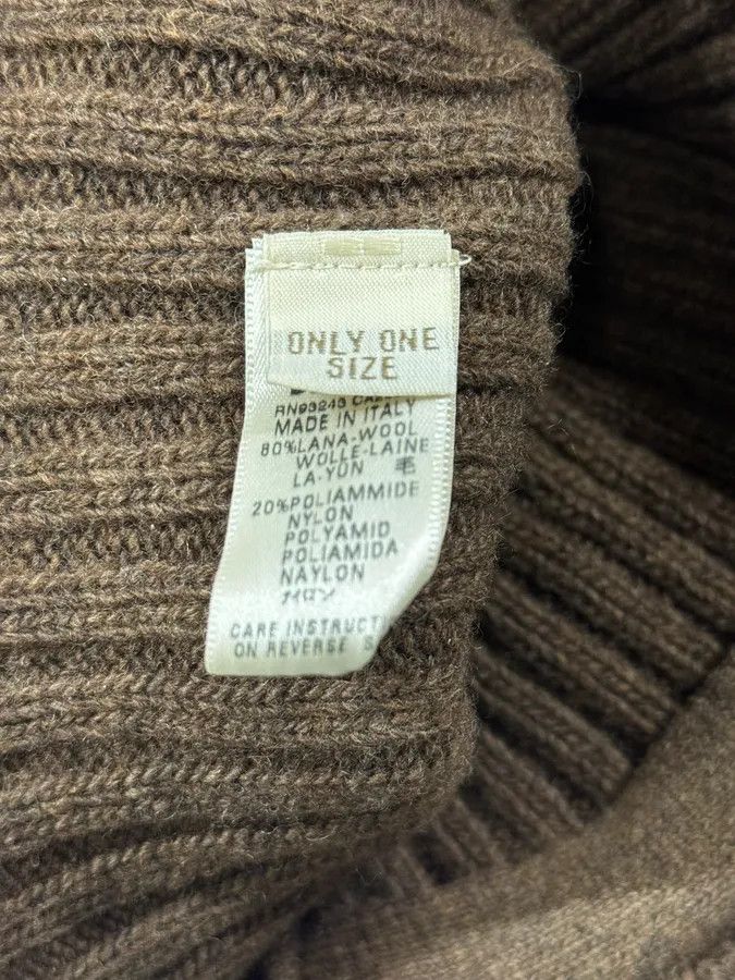 Diesel 2000s Diesel Brown Wool Relaxed Cozy Beanie Cap Size ONE SIZE - 9 Thumbnail