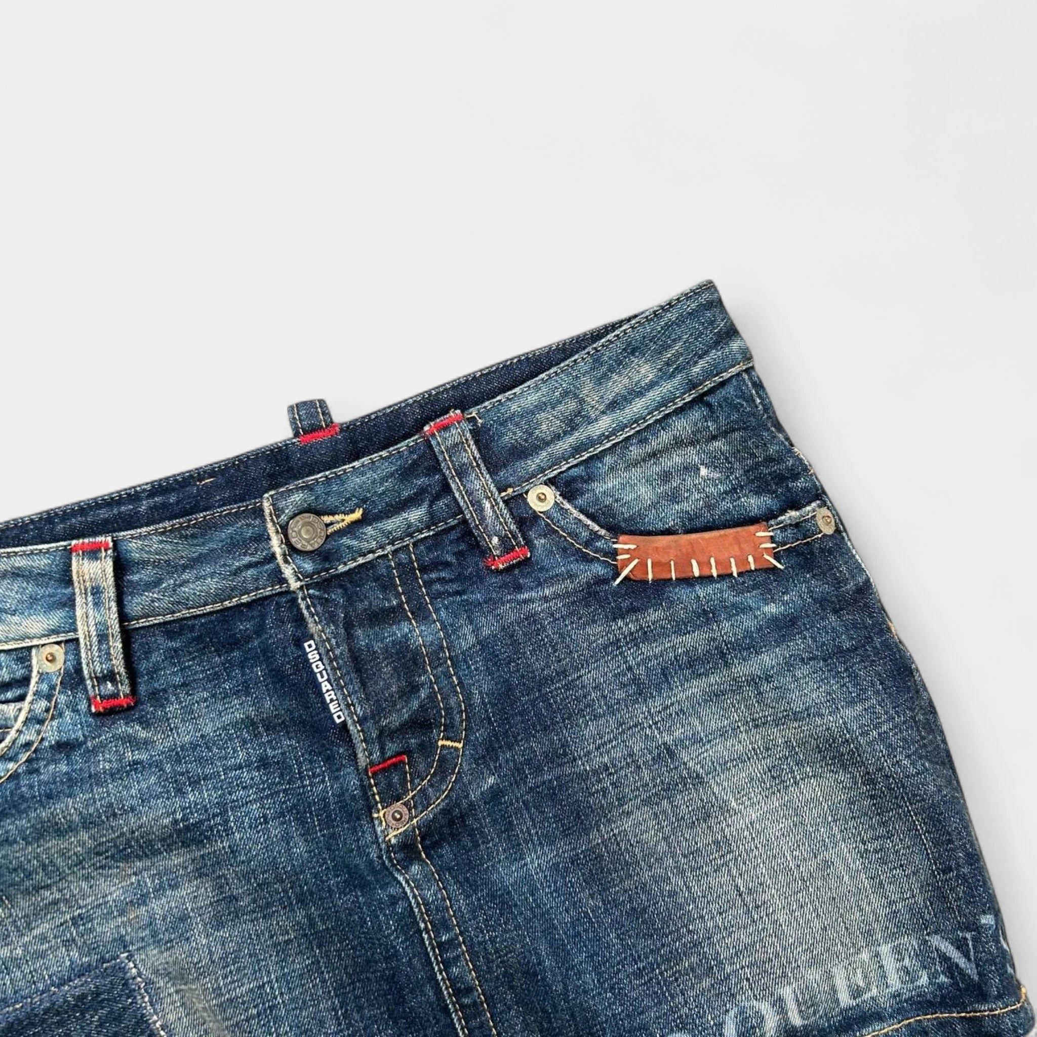 Dsquared2 Dsquared2 Vintage Lady Denim Skirt Size 30" / US 8 / IT 44 - 2 Thumbnail