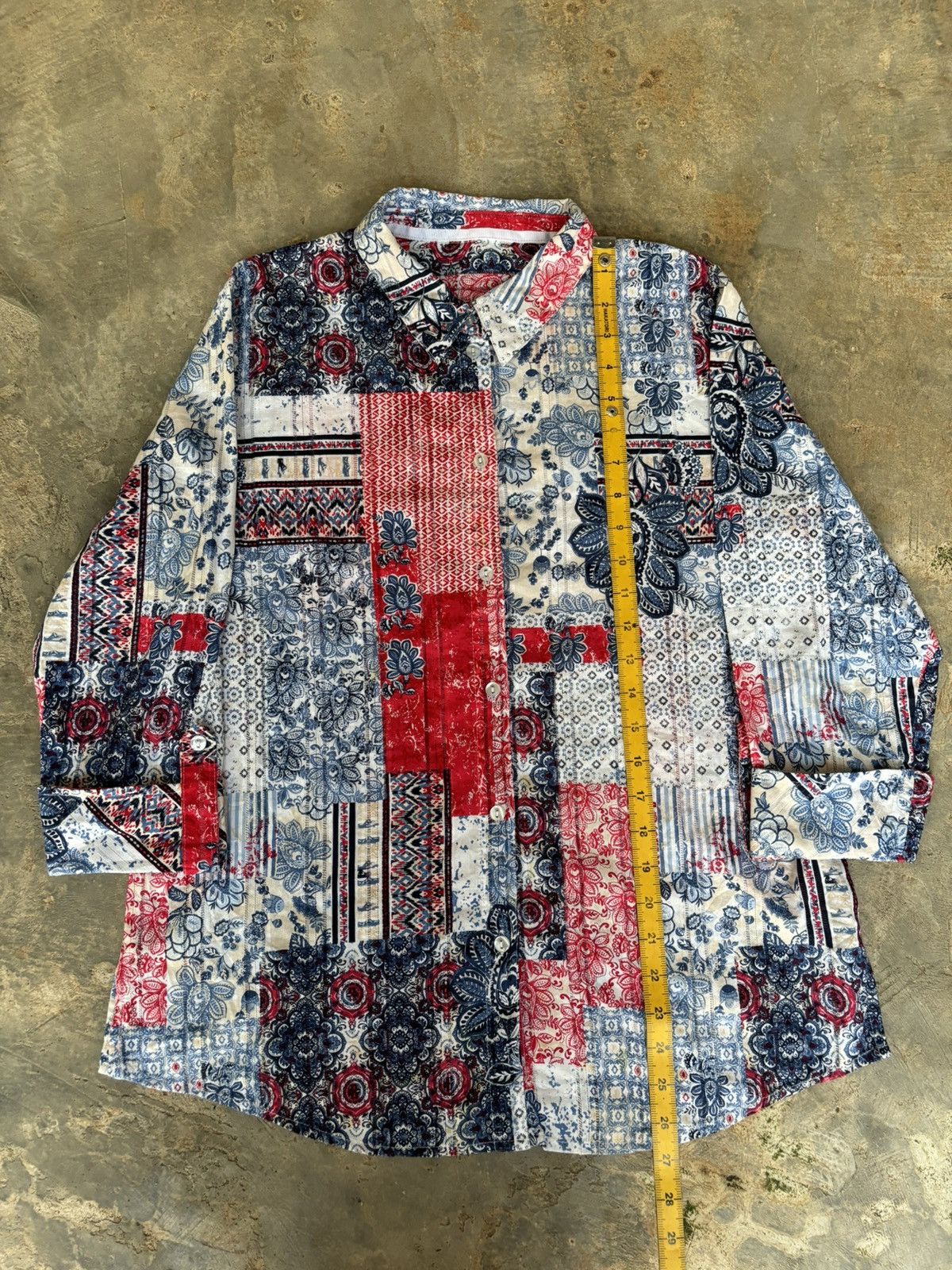 Hysteric Glamour Y2k Kapital Style Color Block Shirt Size US L / EU 52-54 / 3 - 11 Thumbnail