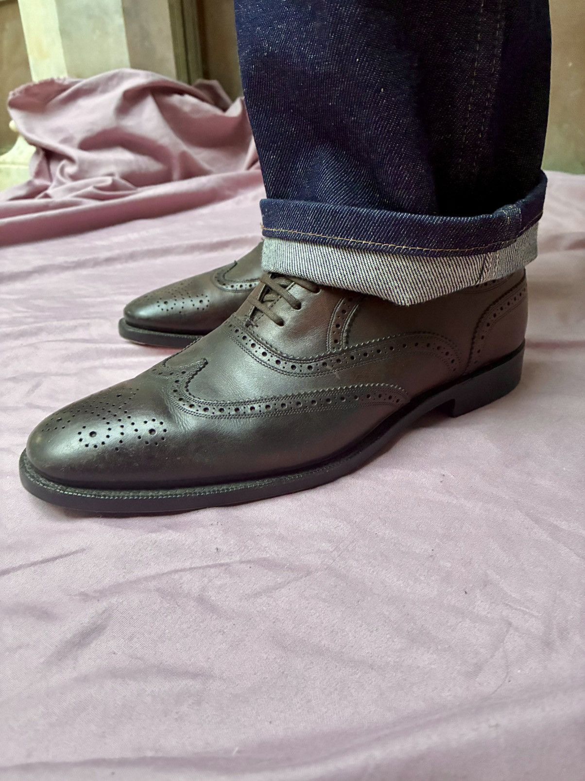 Church's Church’s dark brown full brogue oxford formal shoes Size US 10 / EU 43 - 13 Thumbnail