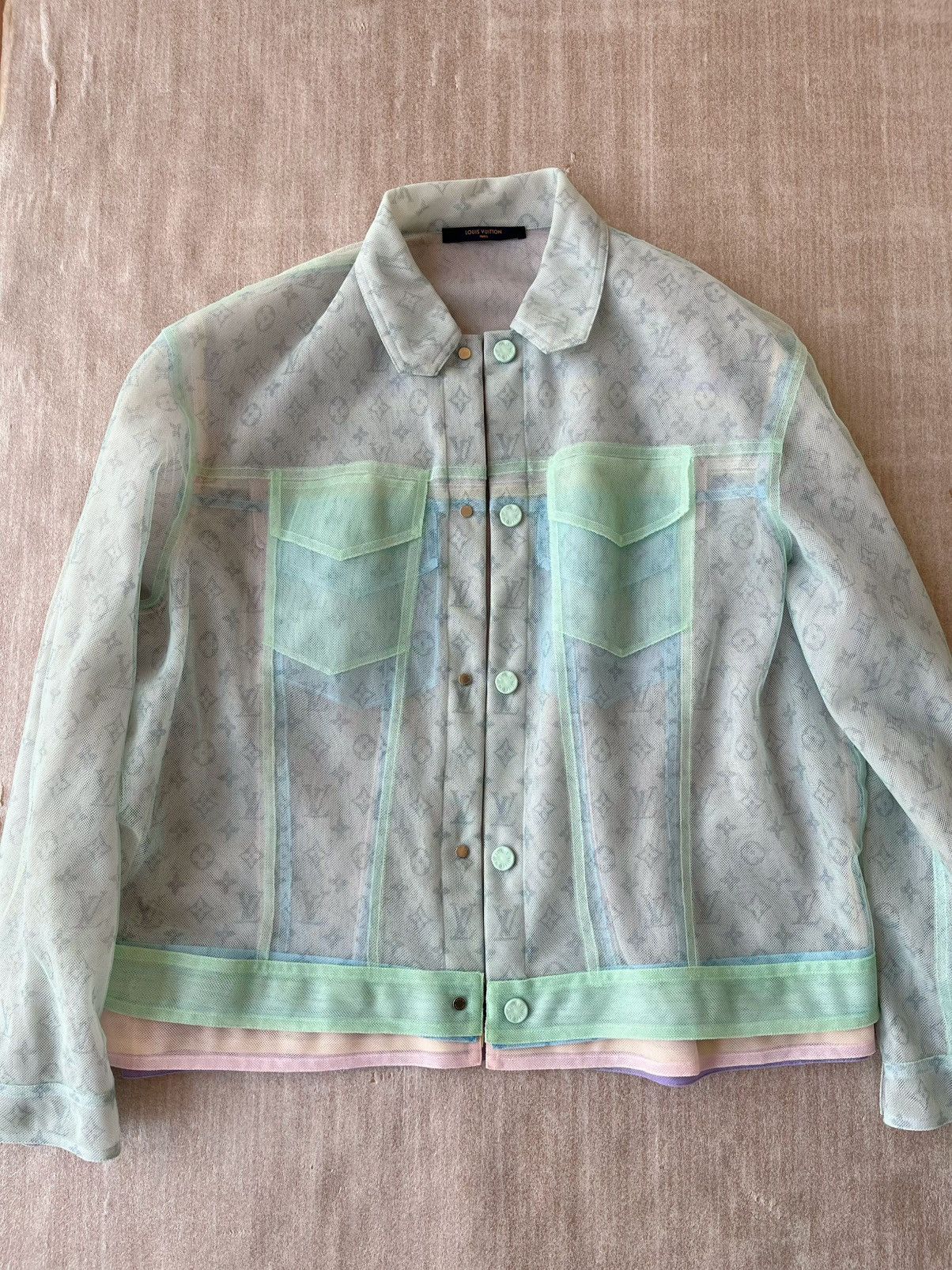 Louis Vuitton Louis Vuitton Layered Tulle Denim Jacket Size US M / EU 48-50 / 2 - 1 Thumbnail