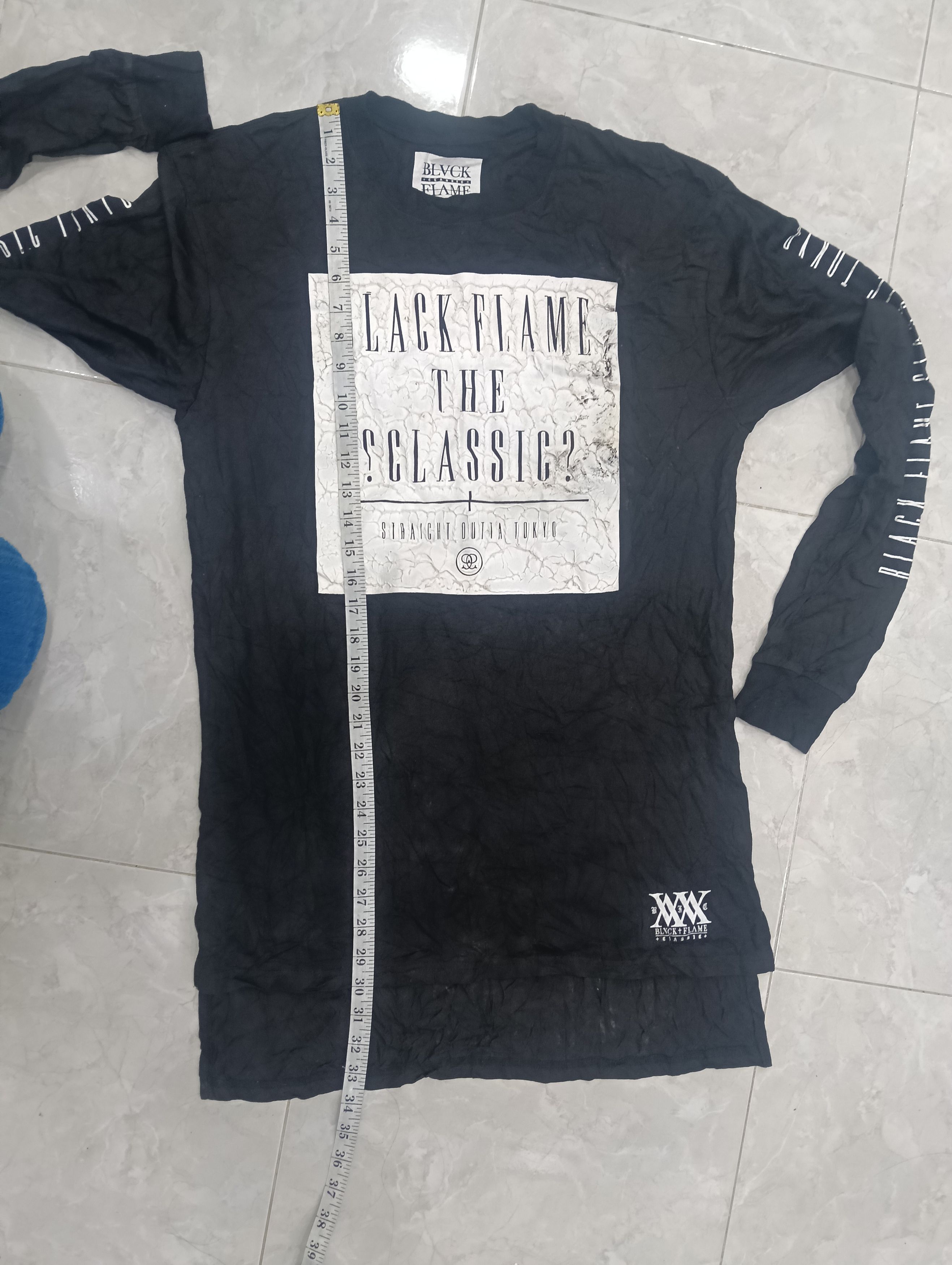 Japanese Brand Black Flame The Classic Tee Size US M / EU 48-50 / 2 - 13 Thumbnail