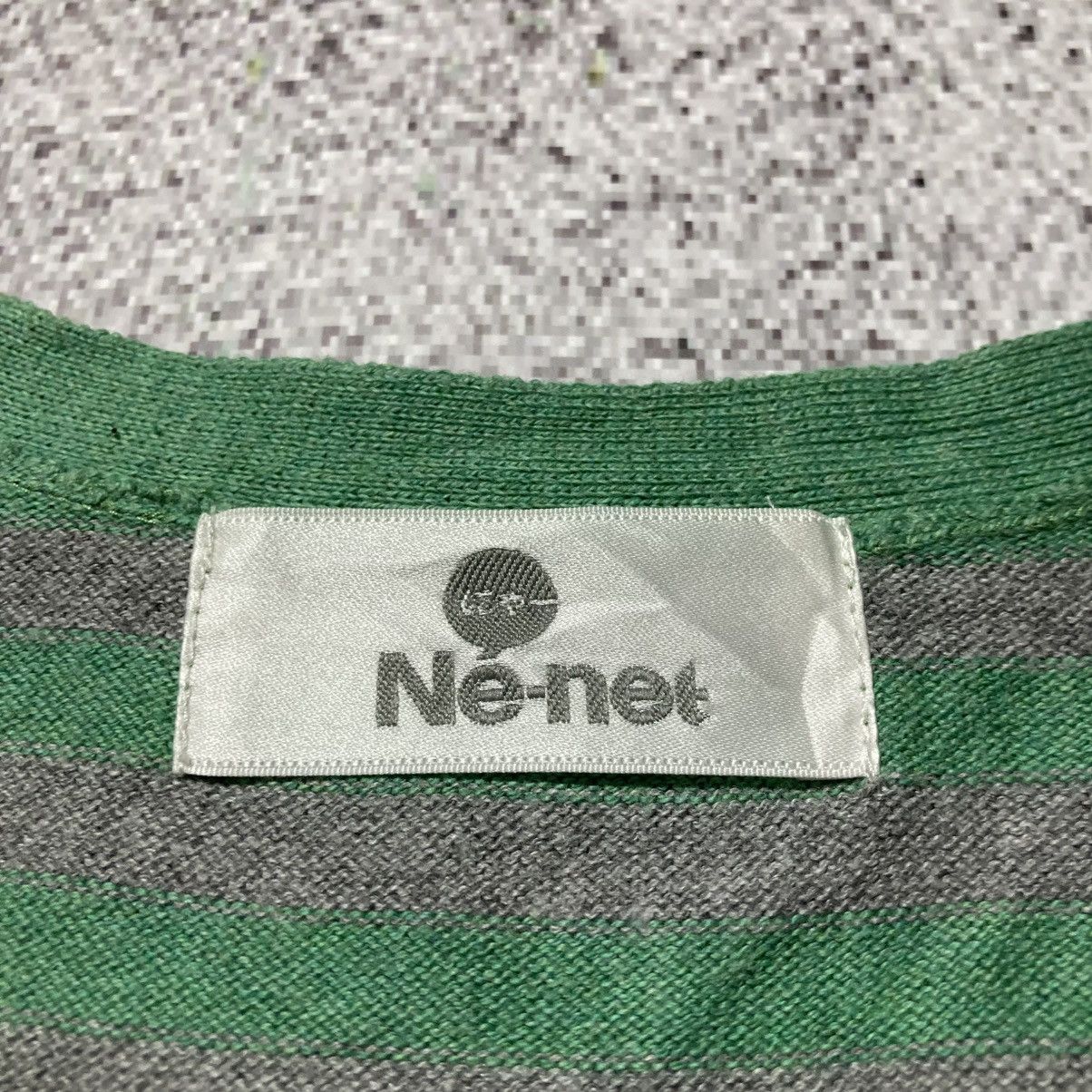 Ne-Net Vintage Issey Miyake Ne-Net Cat Logo Stripe Cardigan Size US S / EU 44-46 / 1 - 12 Thumbnail