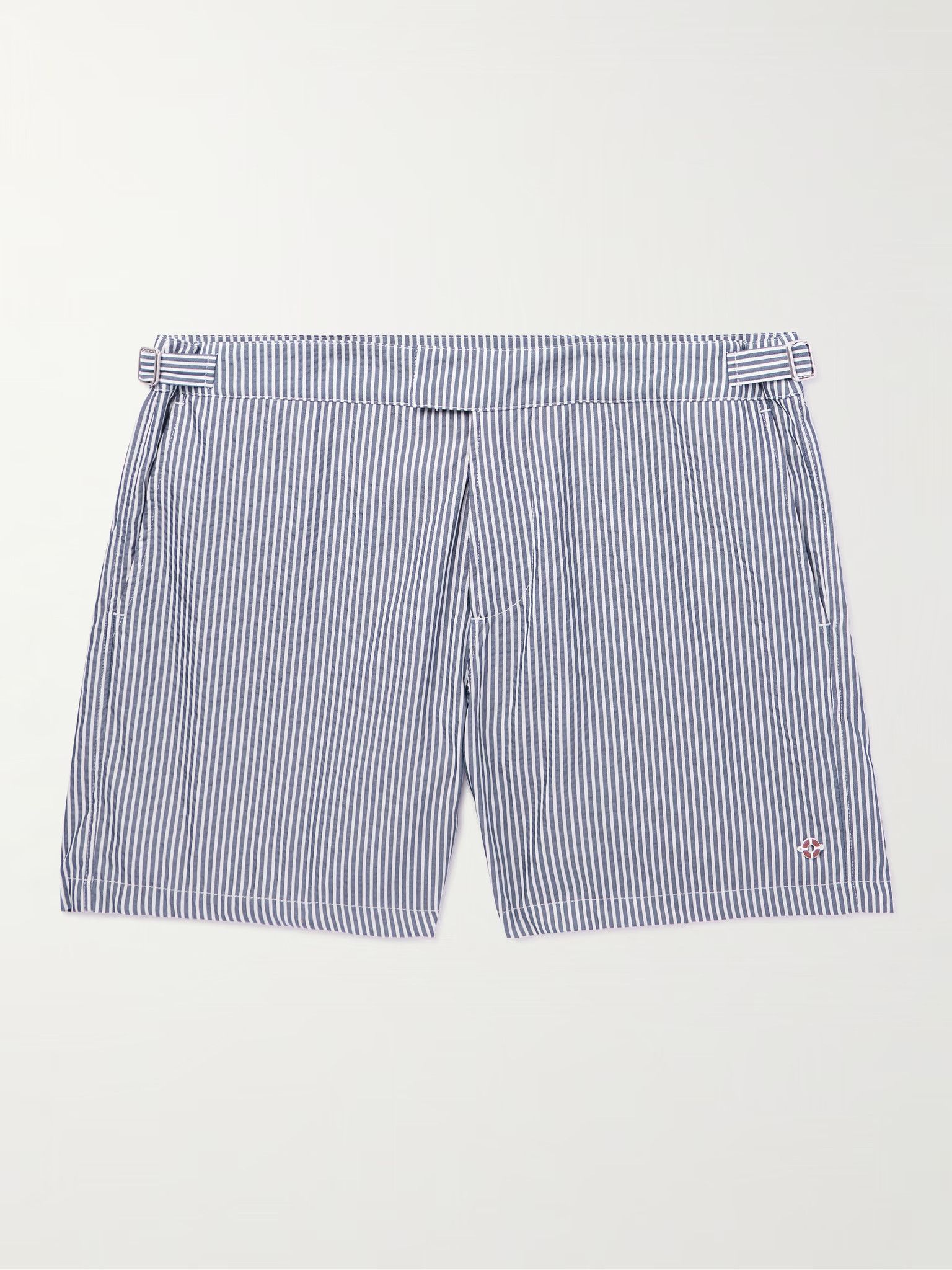o1srvl11e1024 Schooner Swim Short in Navy/White
