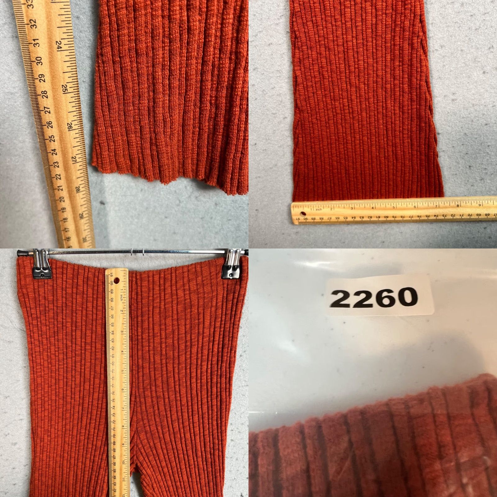 Urban Outfitters Urban Outfitters Pants Womens Small Ribbed Flare Stretch Knit Size 28" / US 6 / IT 42 - 8 Thumbnail