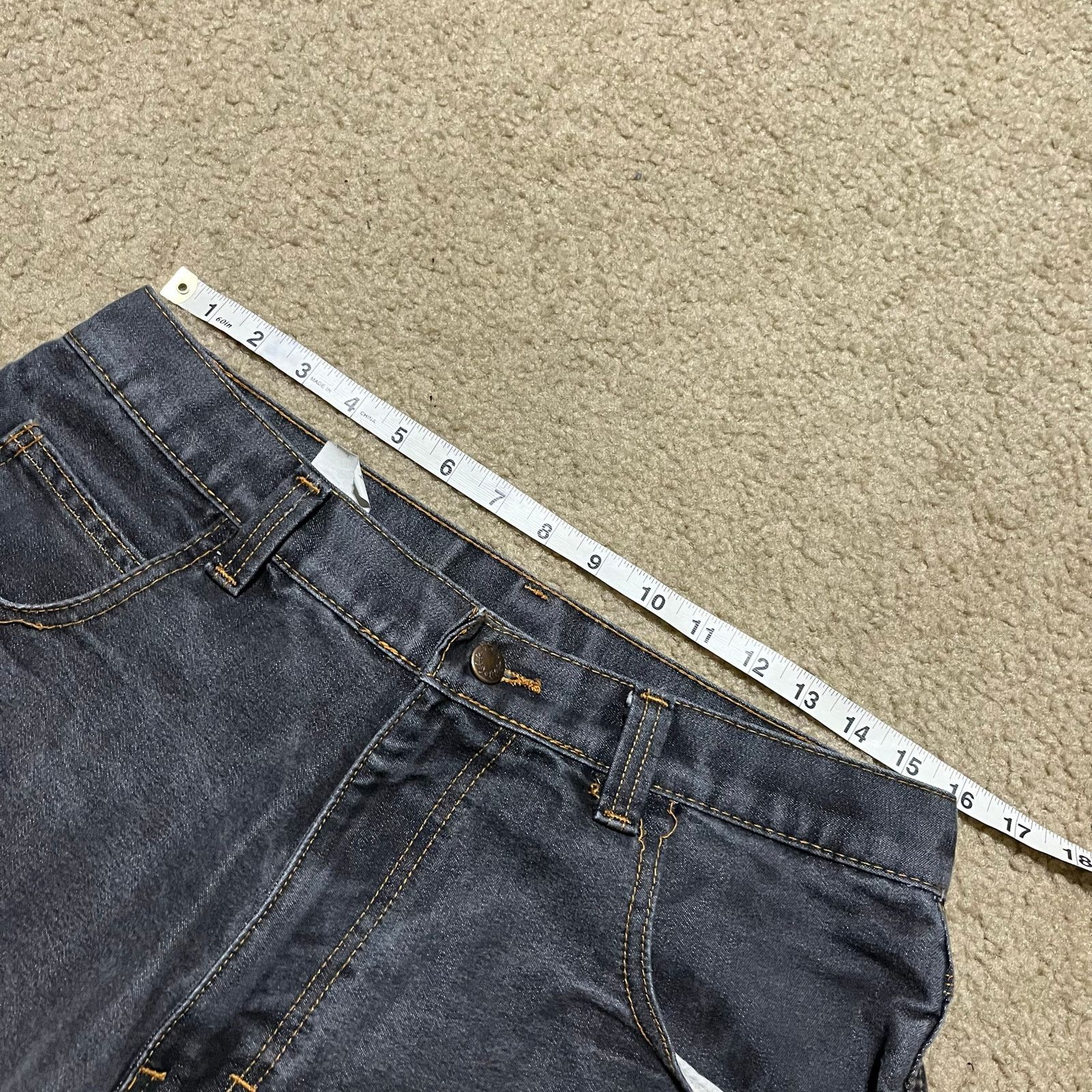 Other Y2K Baggy Skater Big Pocket Long Grey Jorts 32W Size US 32 / EU 48 - 6 Thumbnail