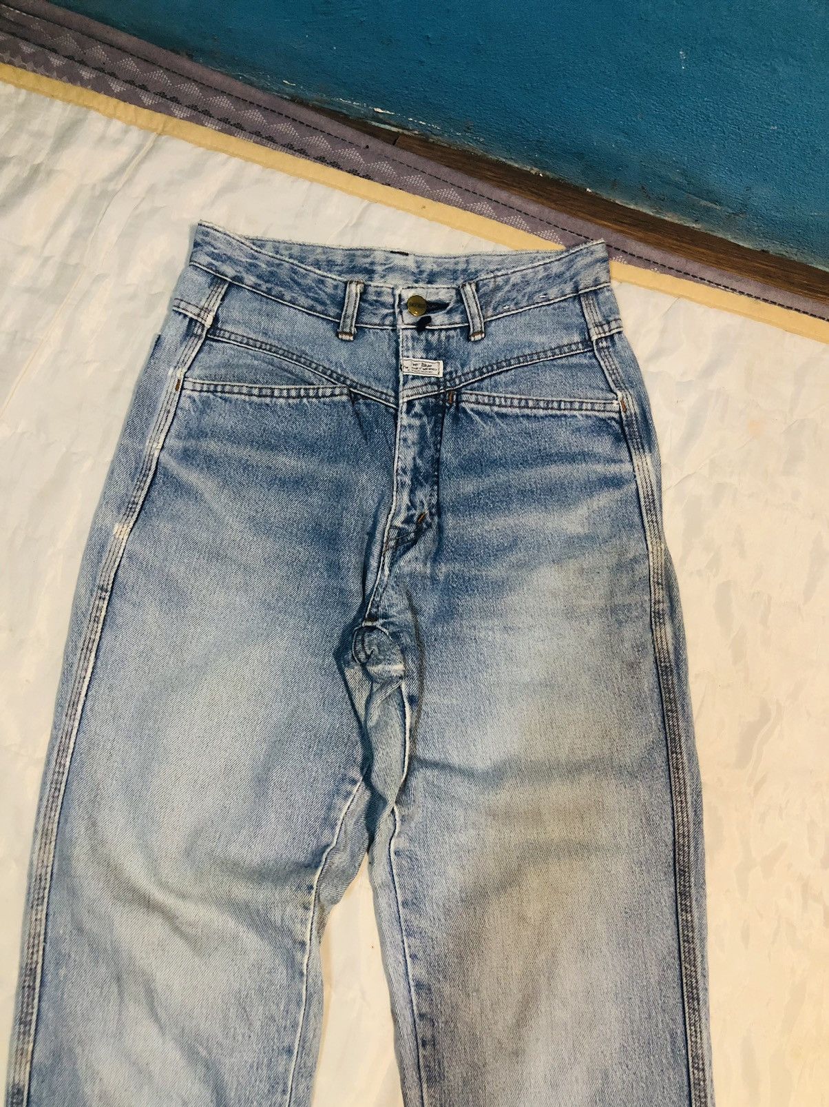 Japanese Brand Ever Blue Jeans (10) Size US 27 - 3 Thumbnail