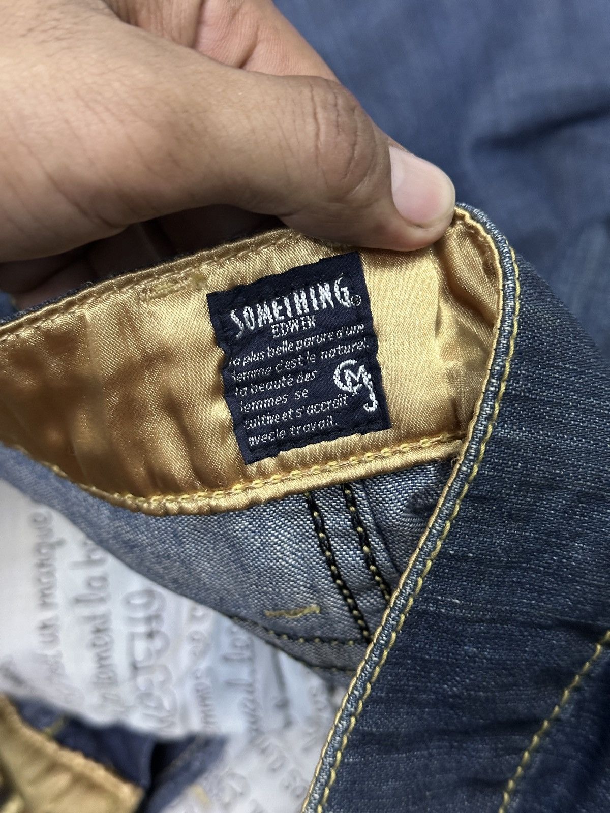Japanese Brand Flare 💥 Something Comme models Bootcut Denim💥 Size US 30 / EU 46 - 8 Thumbnail