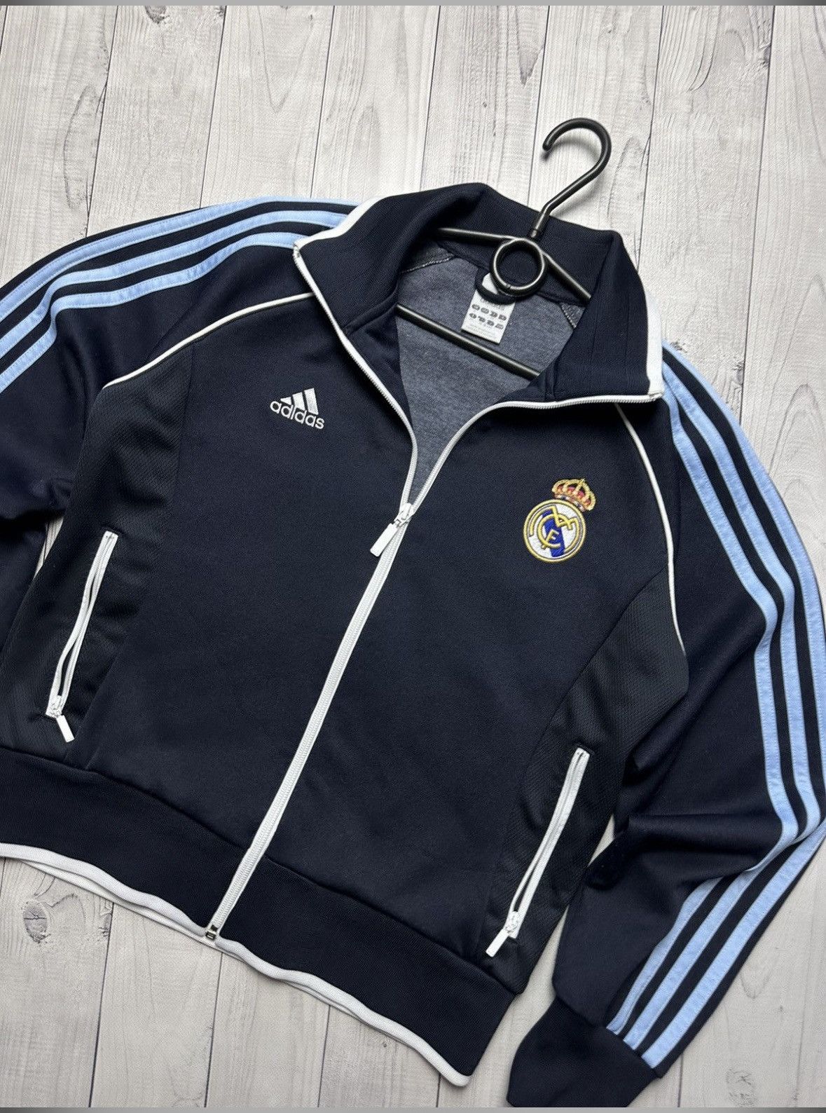 Adidas × Vintage Vintage adidas Real Madrid soccer jacket Women's 7 Size M / US 6-8 / IT 42-44 - 7 Thumbnail