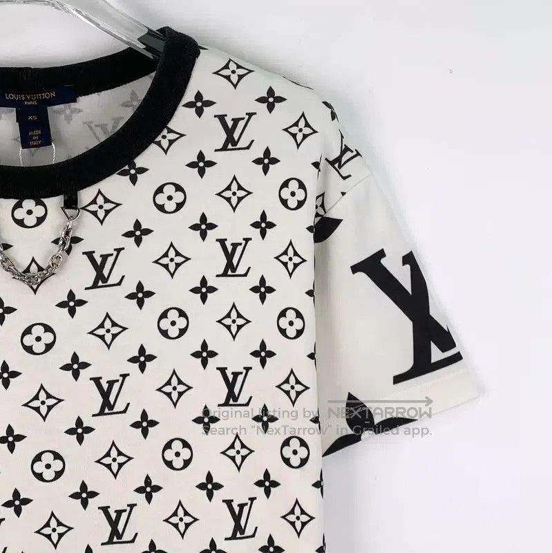 Louis Vuitton Louis Vuitton Women's White Cotton T. Size XS / US 0-2 / IT 36-38 - 2 Thumbnail
